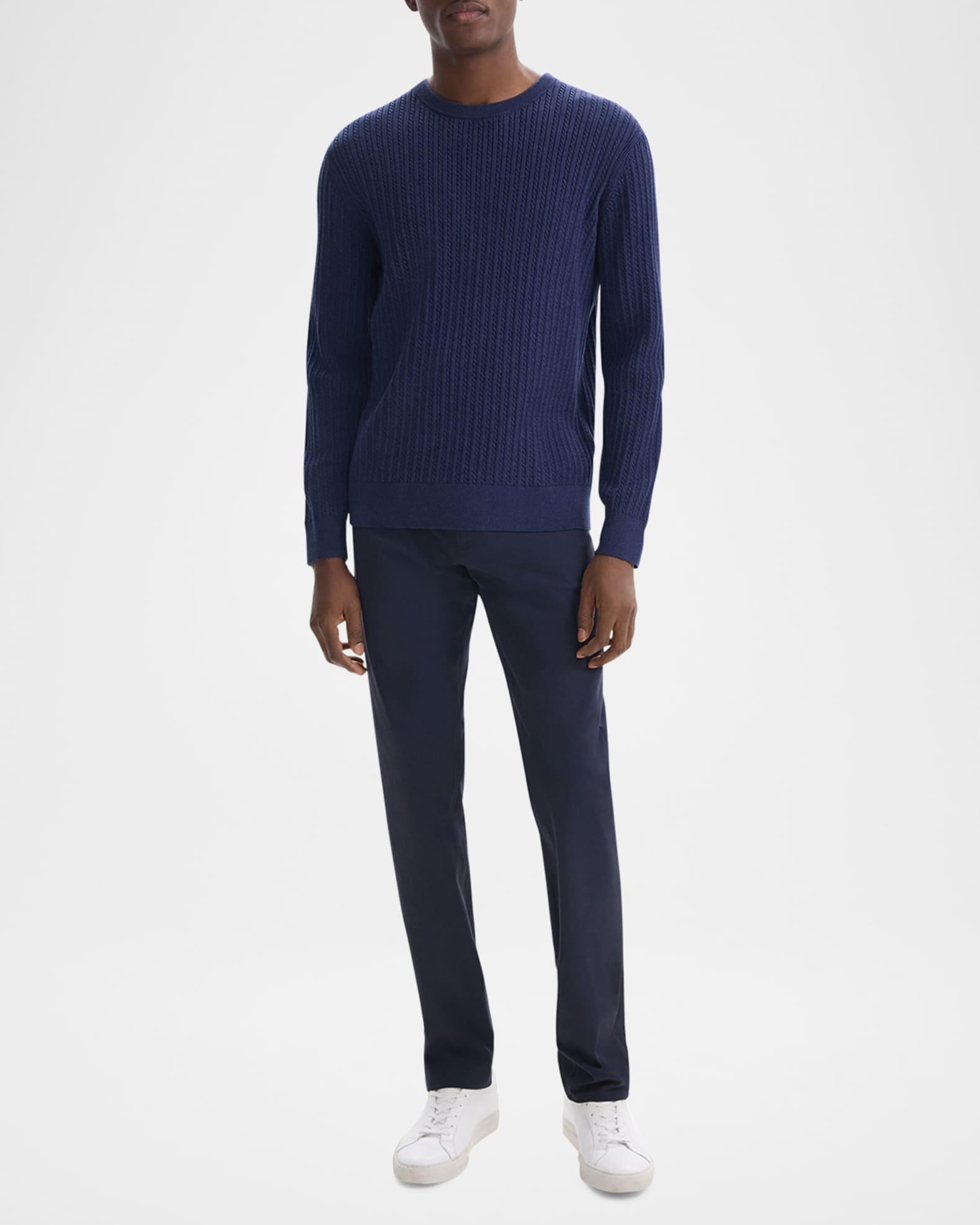 Men's Riland Cable-Knit Crewneck Sweater Product Image