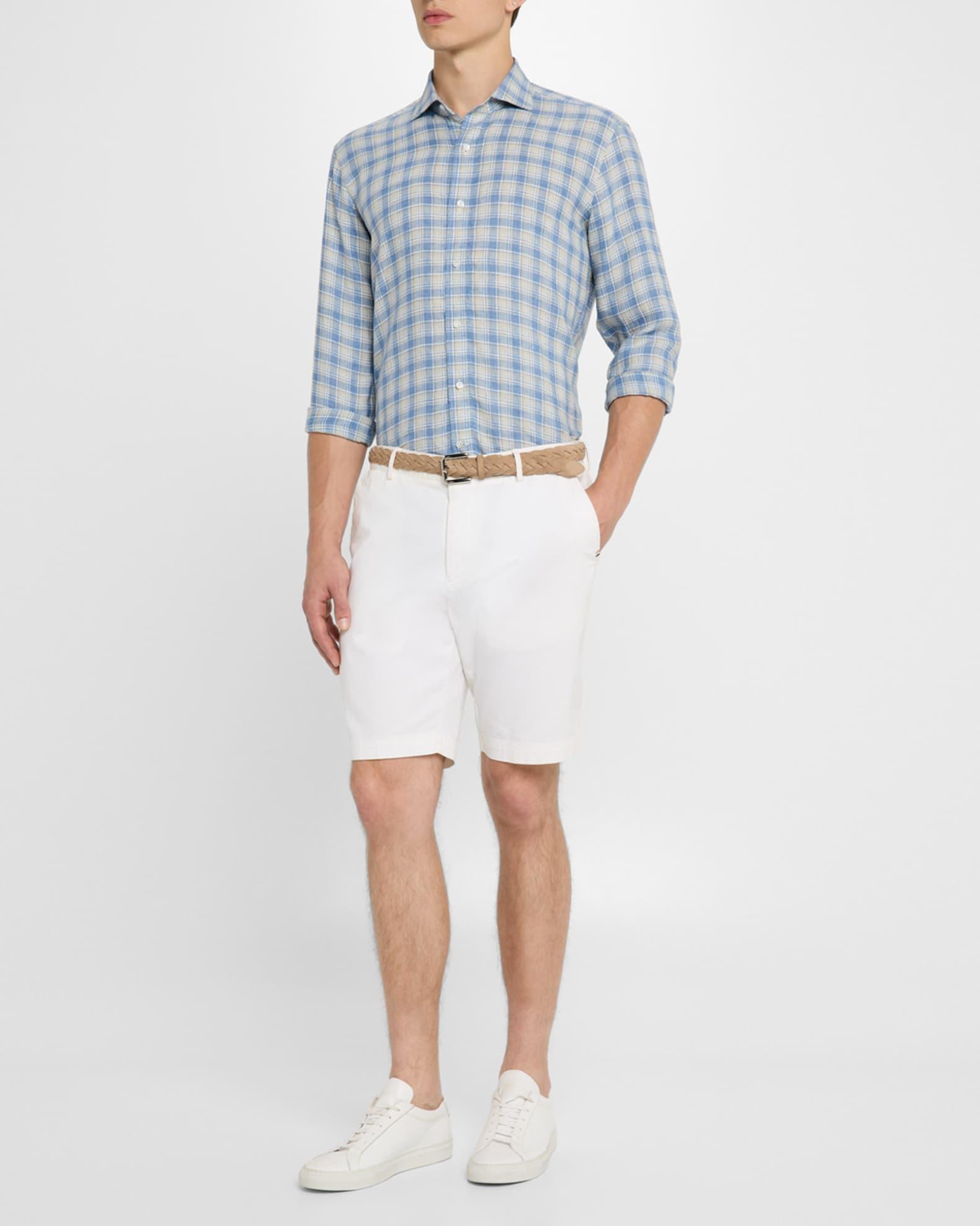 Men's Ravello Linen Plaid Sport Shirt Product Image