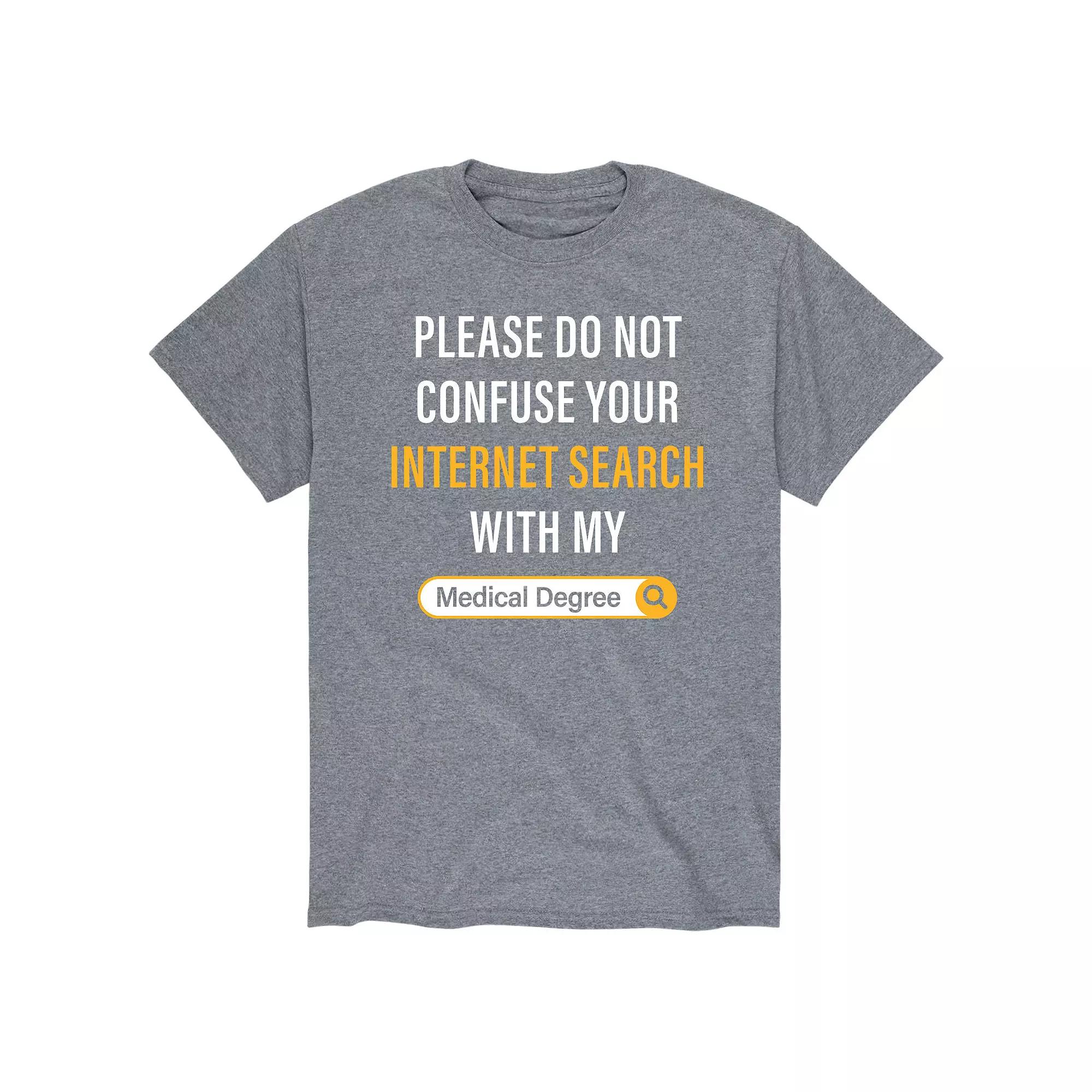 Men's Internet Medical Degree Tee,  Product Image