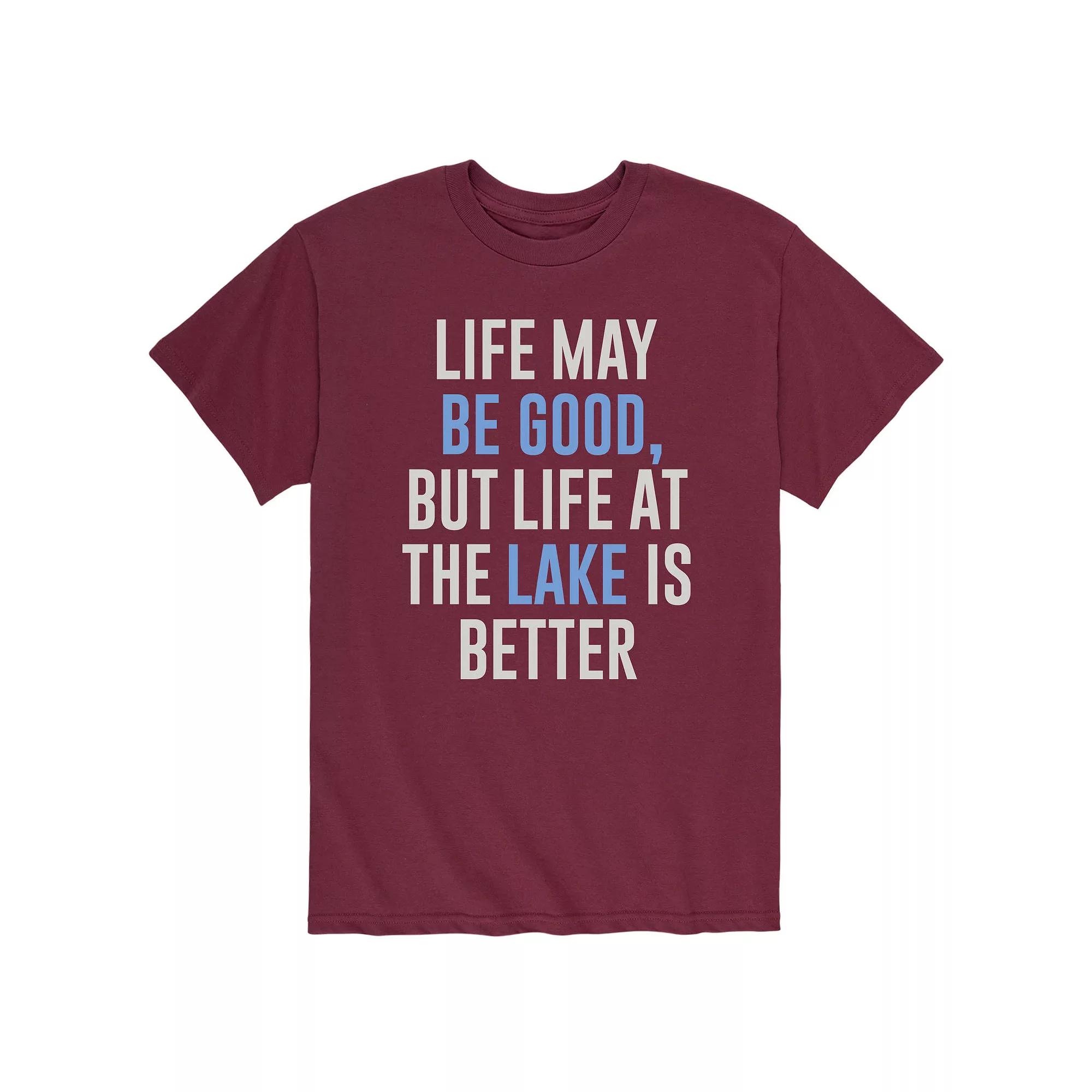 Men's Life Better Lake Tee,  Product Image