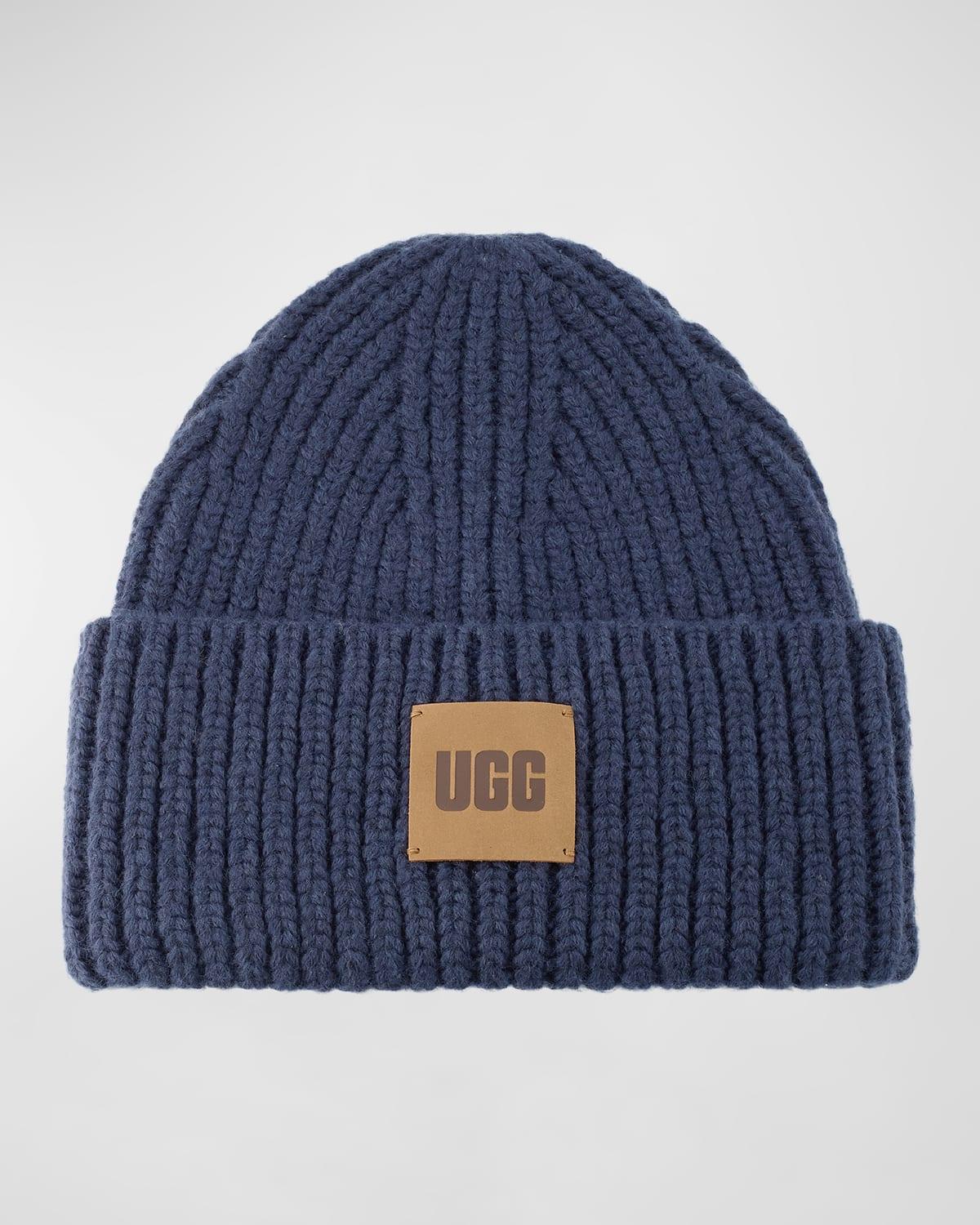 UGG Womens Chunky Rib Beanie Acrylic Blend Product Image