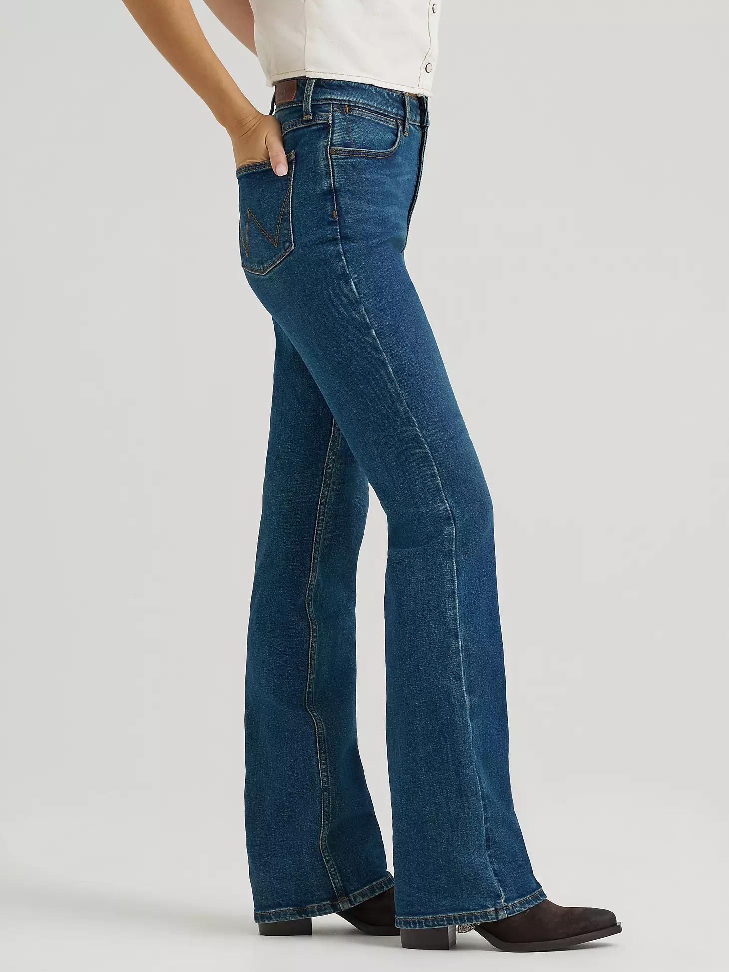 Women's Wrangler® High Rise Bold Boot Jean | Women's JEANS | Wrangler® Product Image