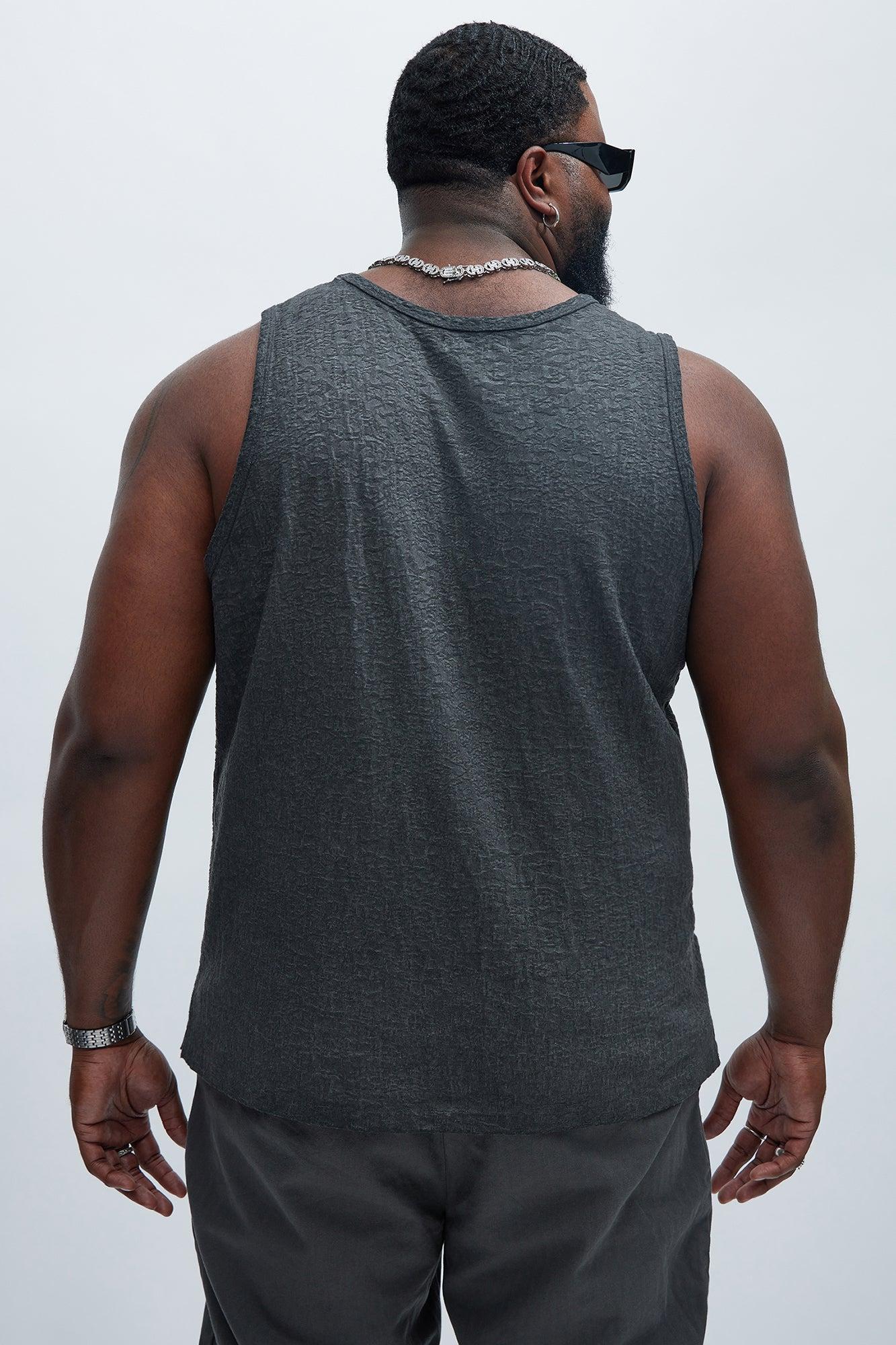 Calvin Washed Tank - Black Product Image