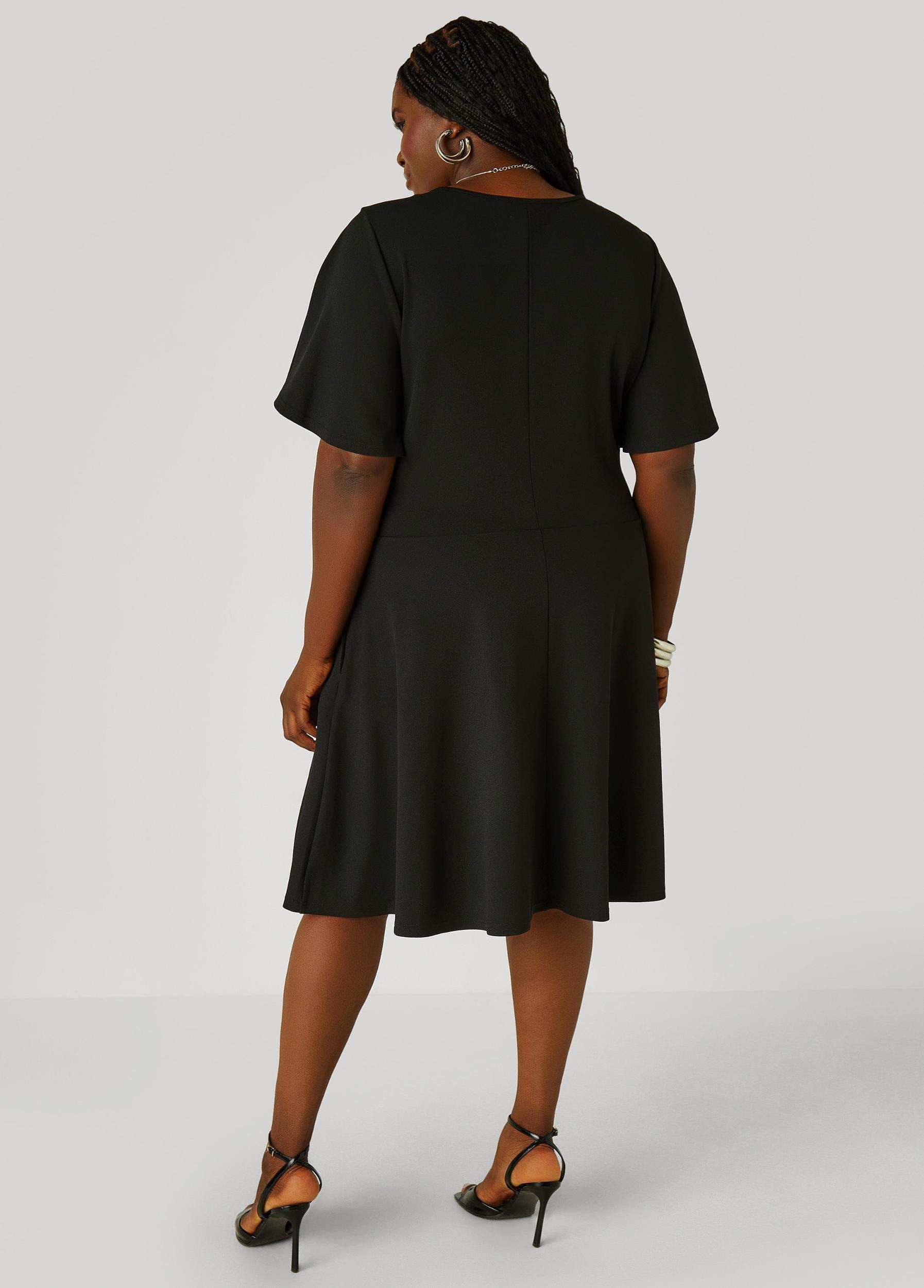 Flutter Sleeve A Line Dress Product Image