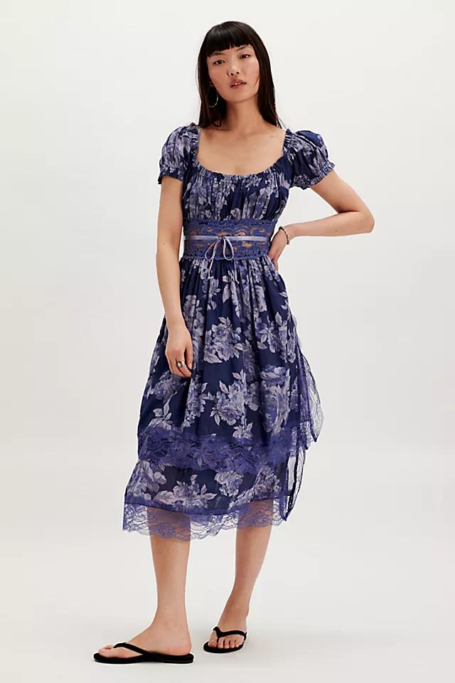 Honeysuckle Printed Midi Dress Product Image