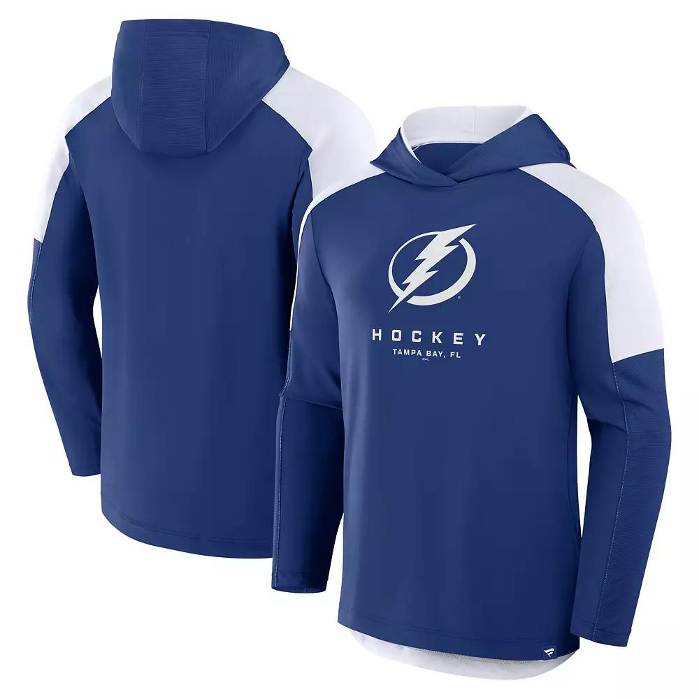 Men's Fanatics Blue Tampa Bay Lightning Meta Game Transitional Pullover Hoodie,  Product Image