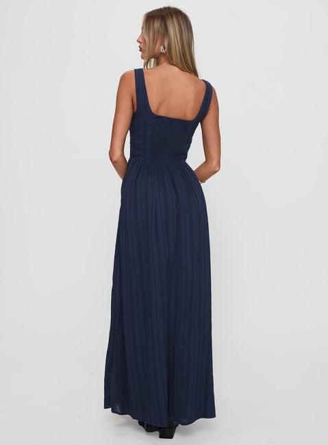 Lorinda Maxi Dress Navy Product Image
