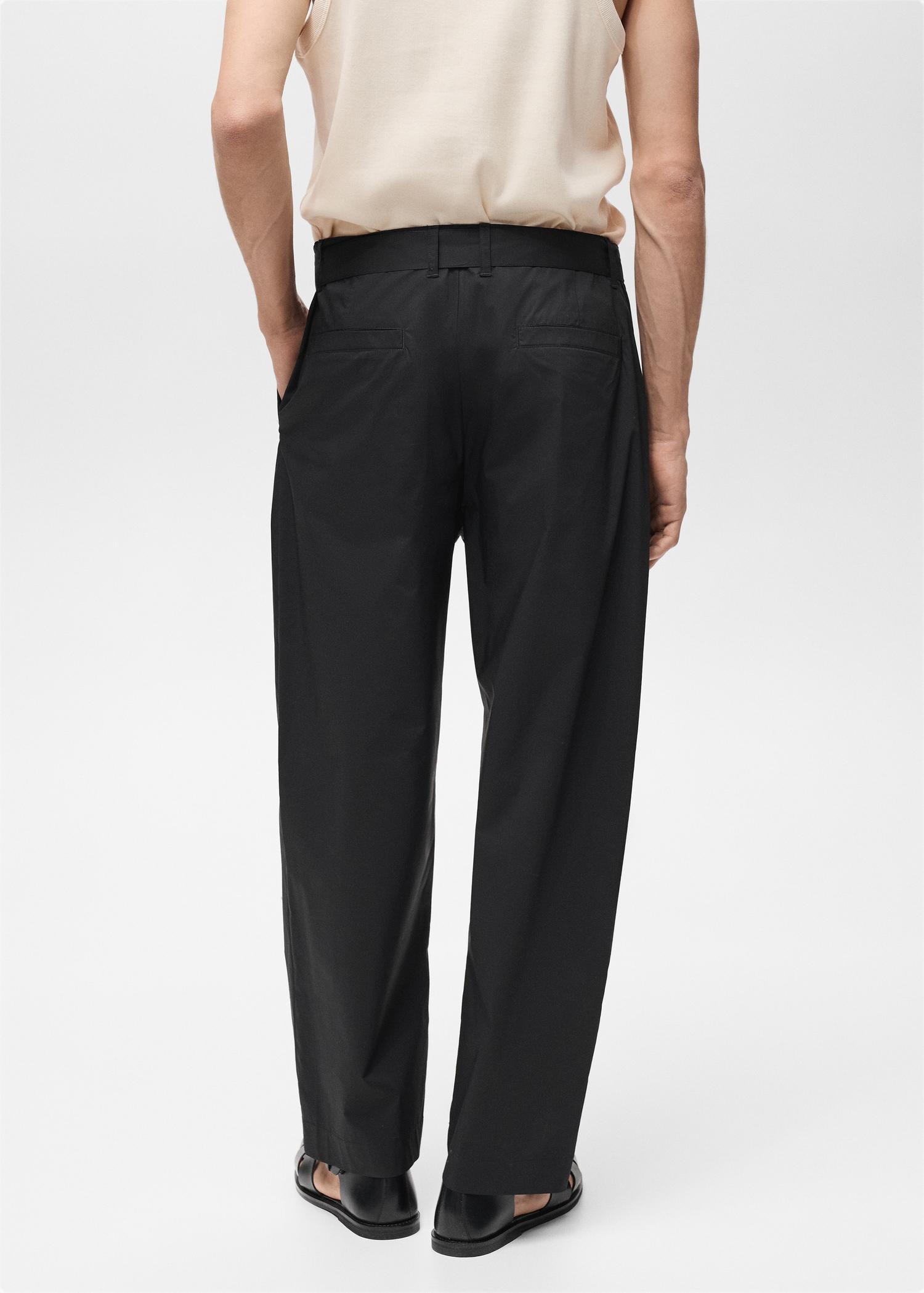 Relaxed-fit technical pants - Men | MANGO USA Product Image