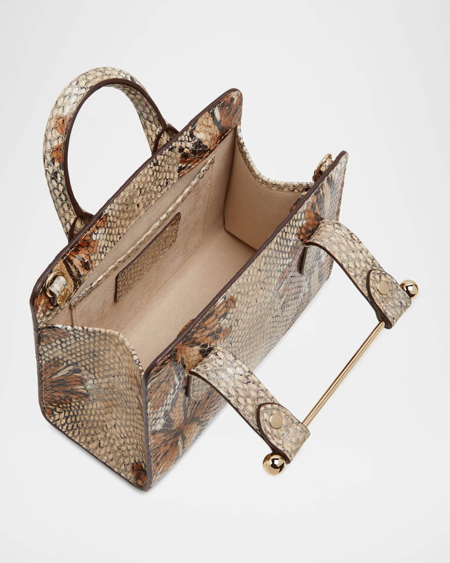 Nano Snake-Effect Leather Crossbody Bag Product Image