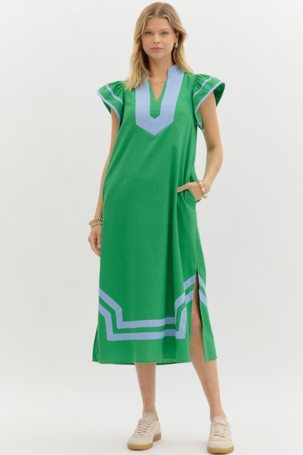 Emerald Tide Dress Product Image