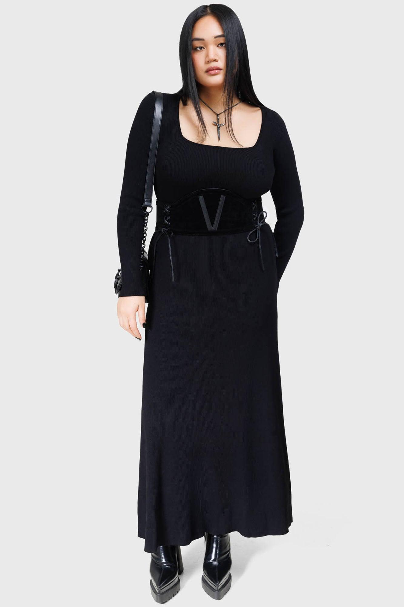 Dark Glyph Dress Female Product Image