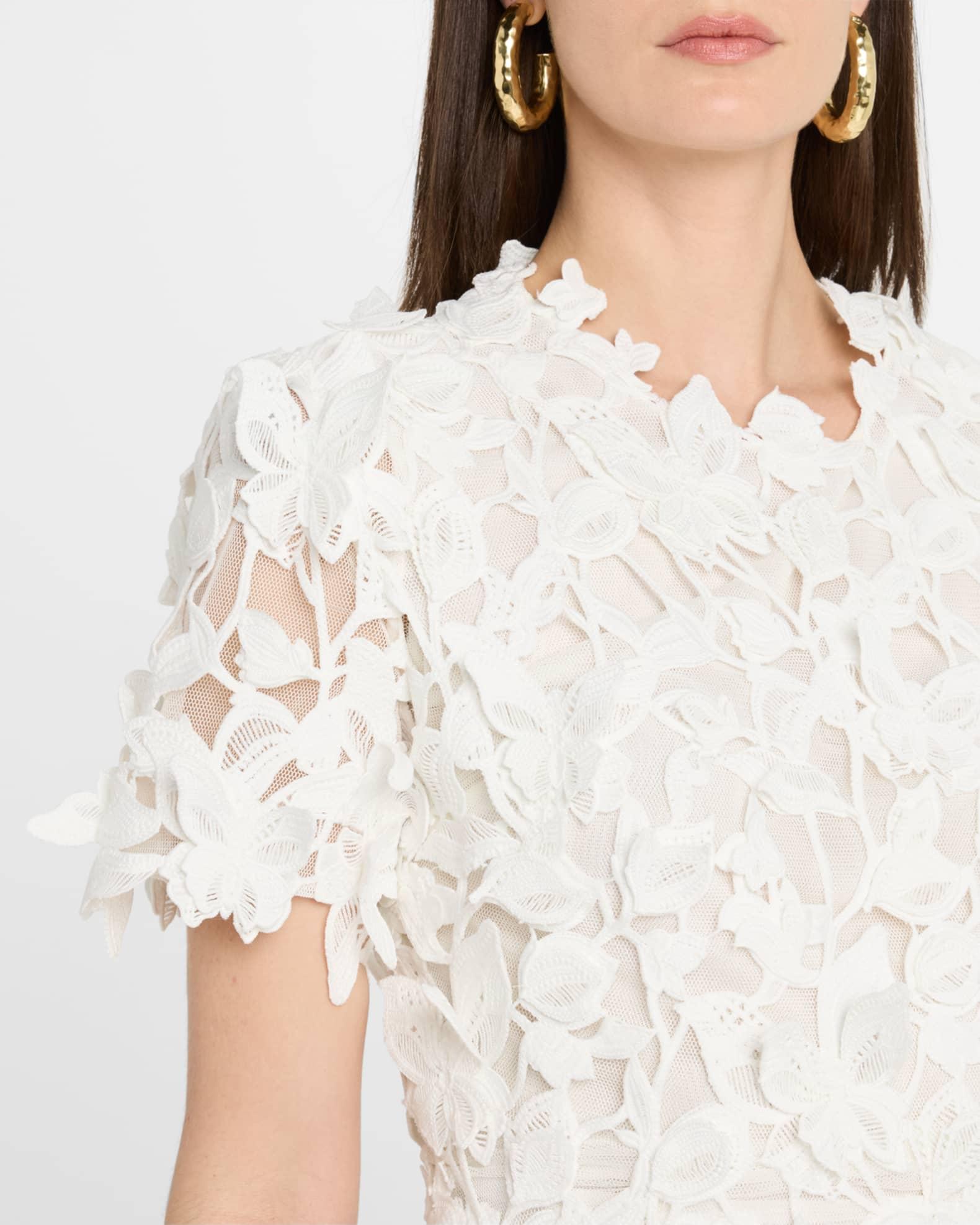 Darla A-Line Floral Lace Mini Dress Product Image