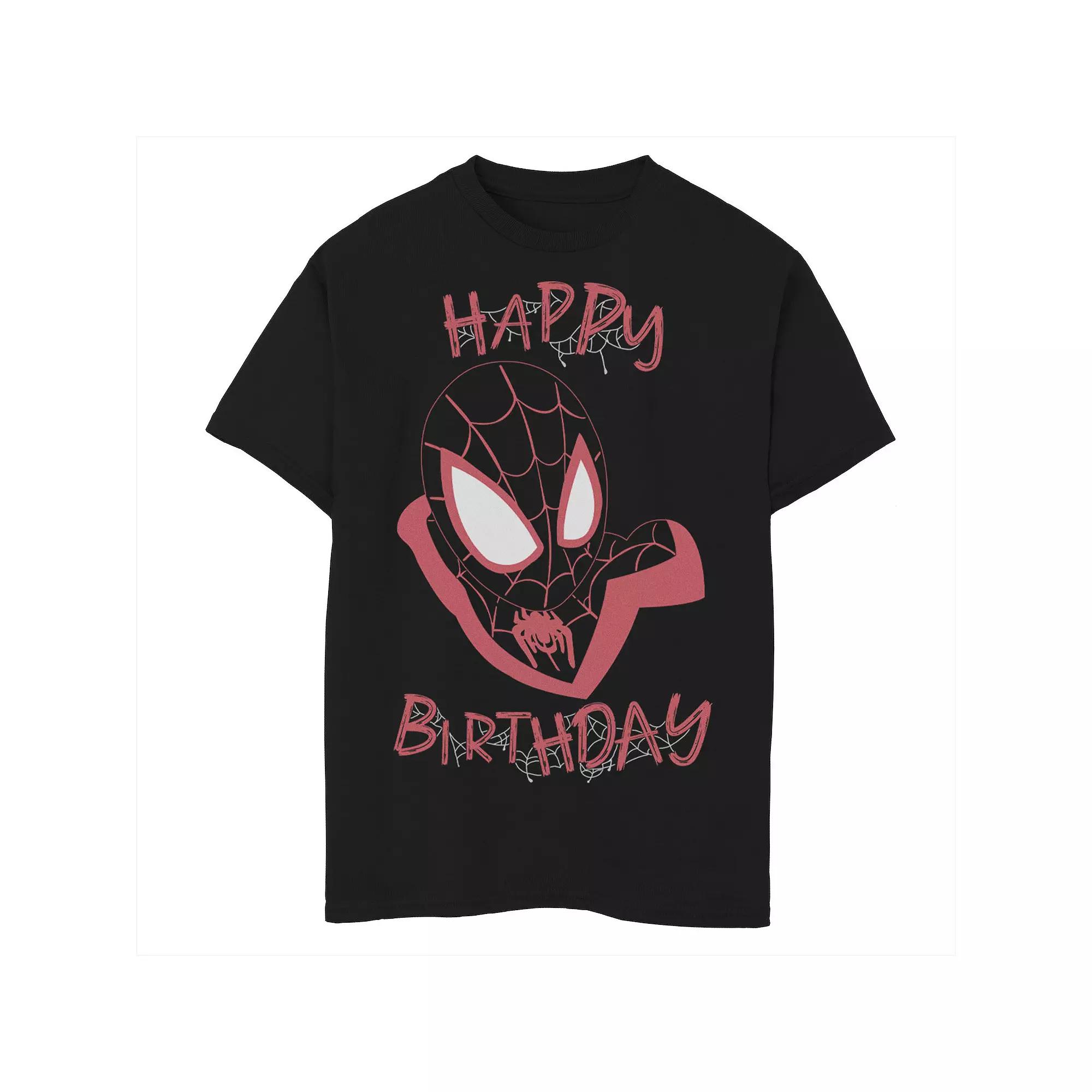 Boys 8-20 Marvel Spider-Man Happy Birthday Tee, Boy's,  Product Image