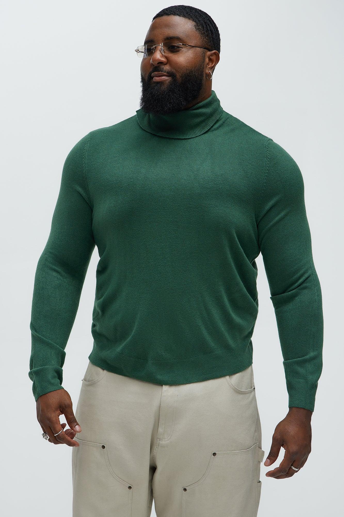 DeAngelo Turtleneck Sweater - Hunter Male Product Image