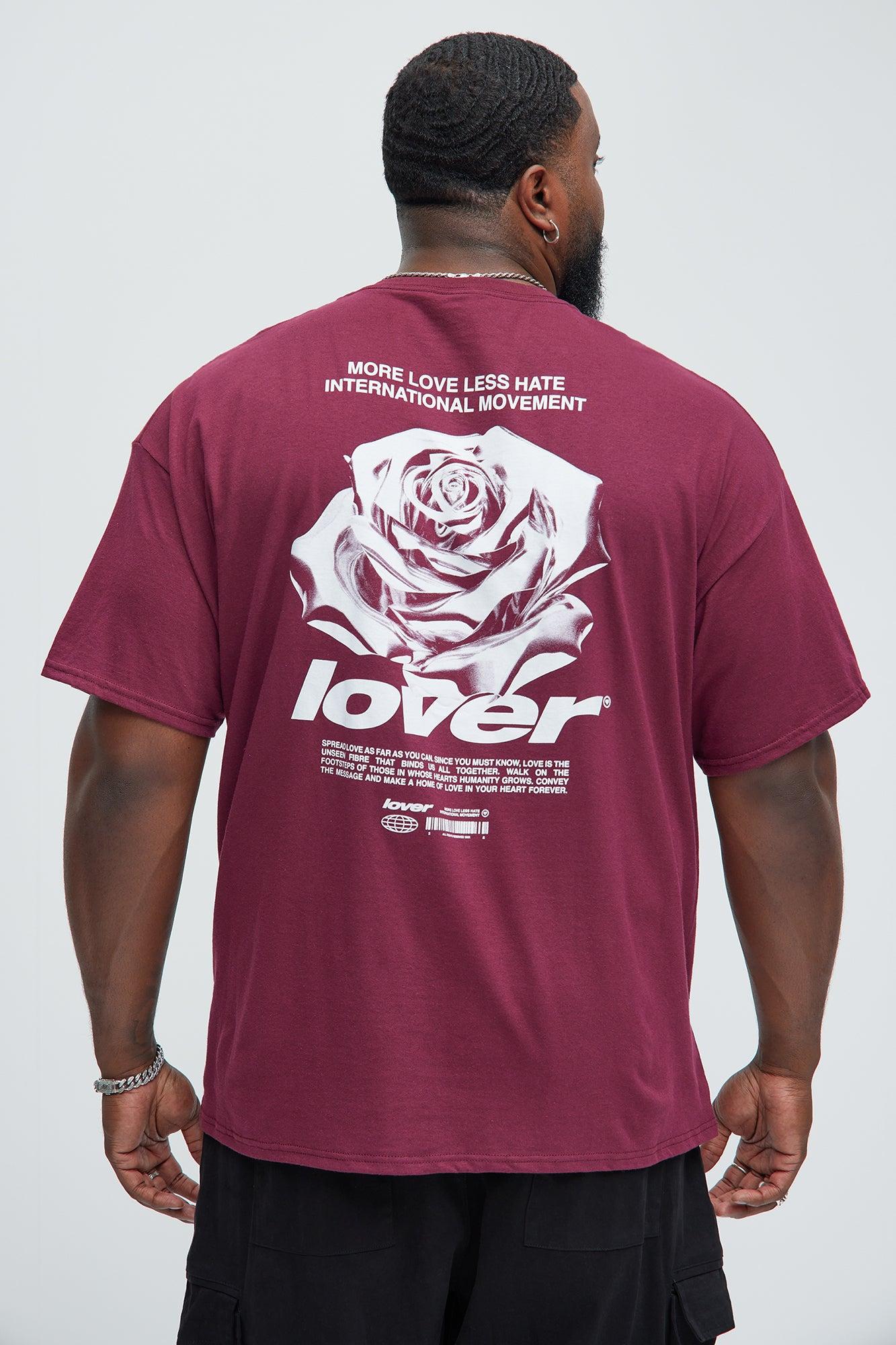 International Movement Short Sleeve Tee - Burgundy Product Image