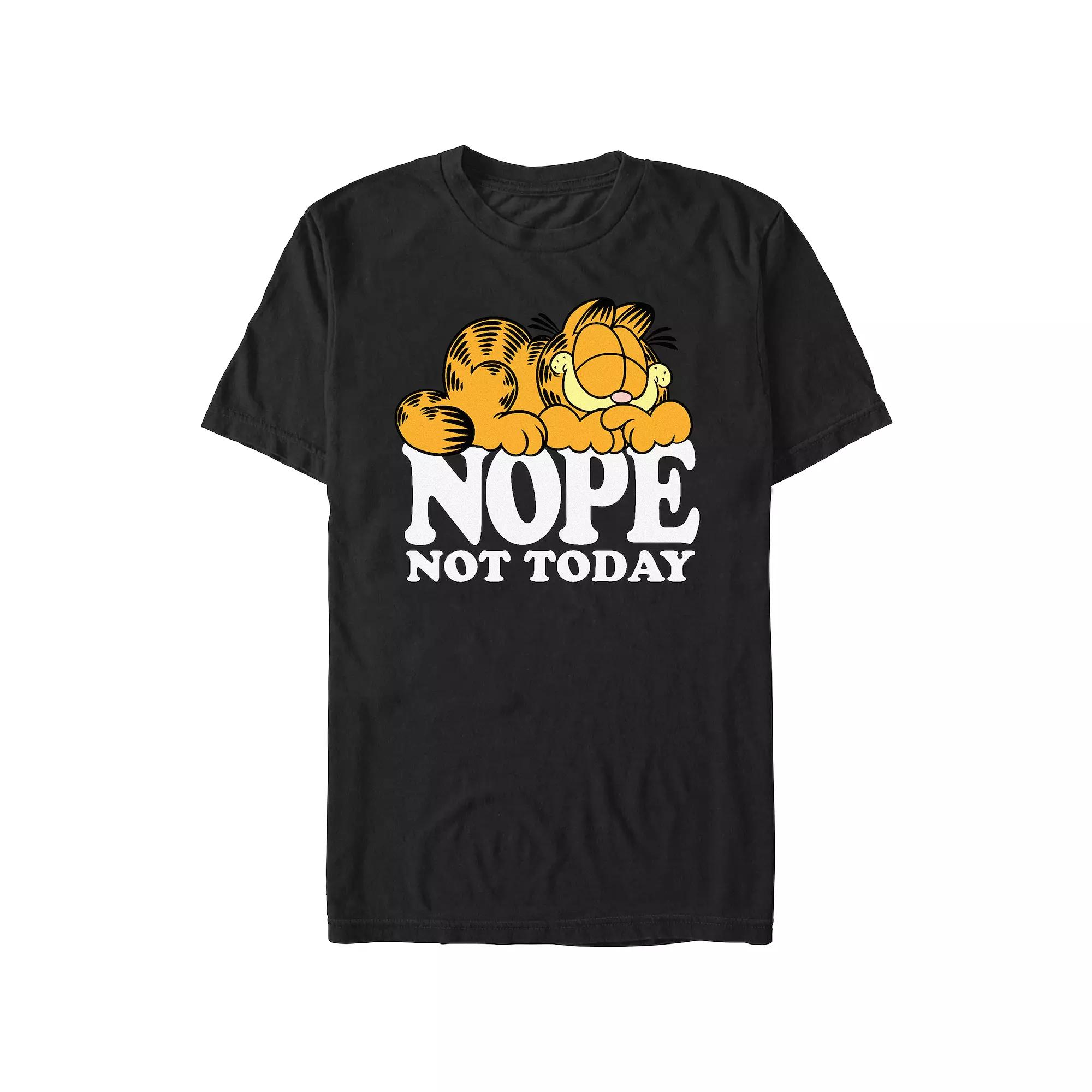 Men's Garfield Nope Not Today Graphic Tee,  Product Image