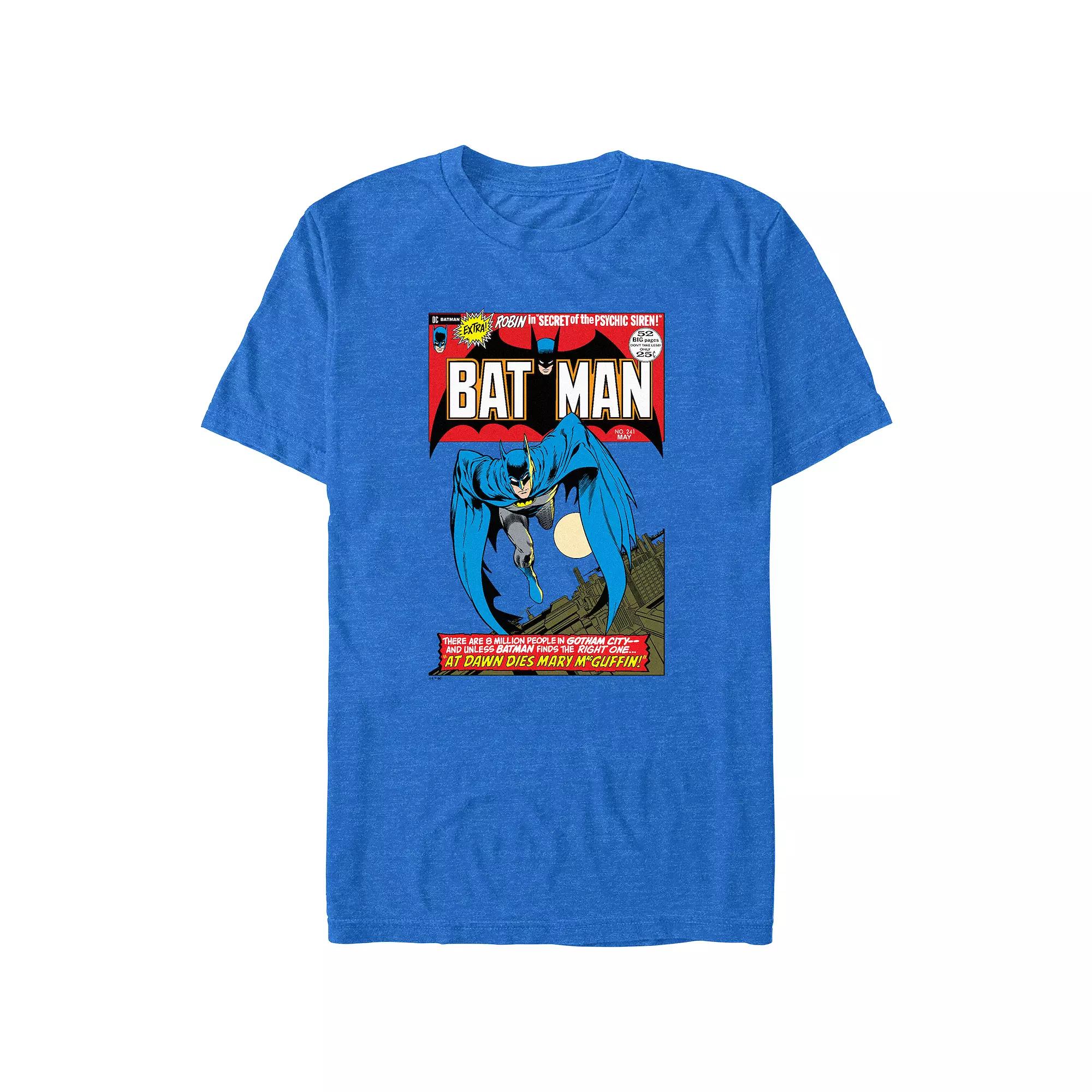 Big & Tall DC Comics Batman Vintage Comic Cover Graphic Tee, Men's,  Product Image