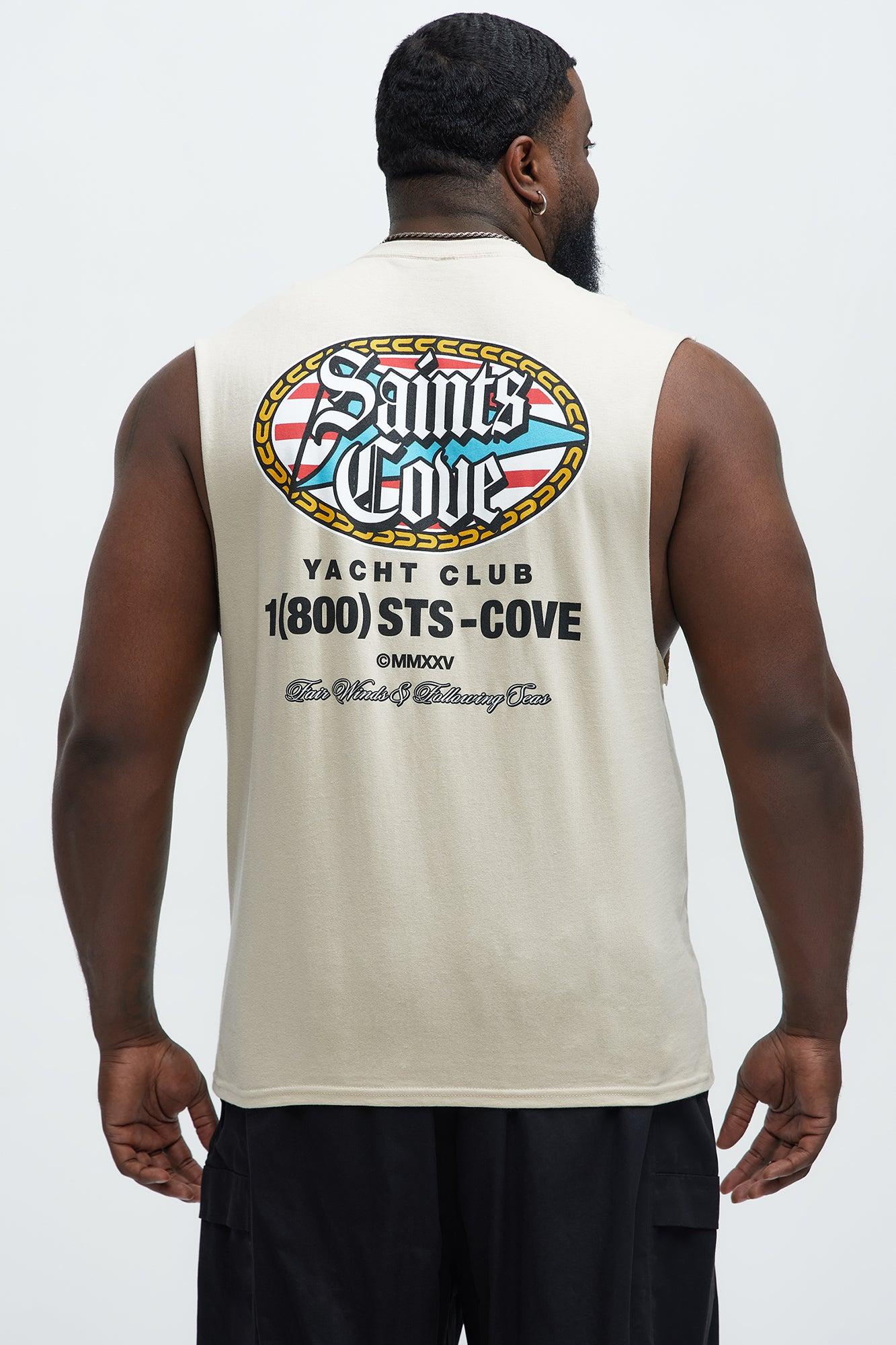 Saints Muscle Tee - Sand Product Image