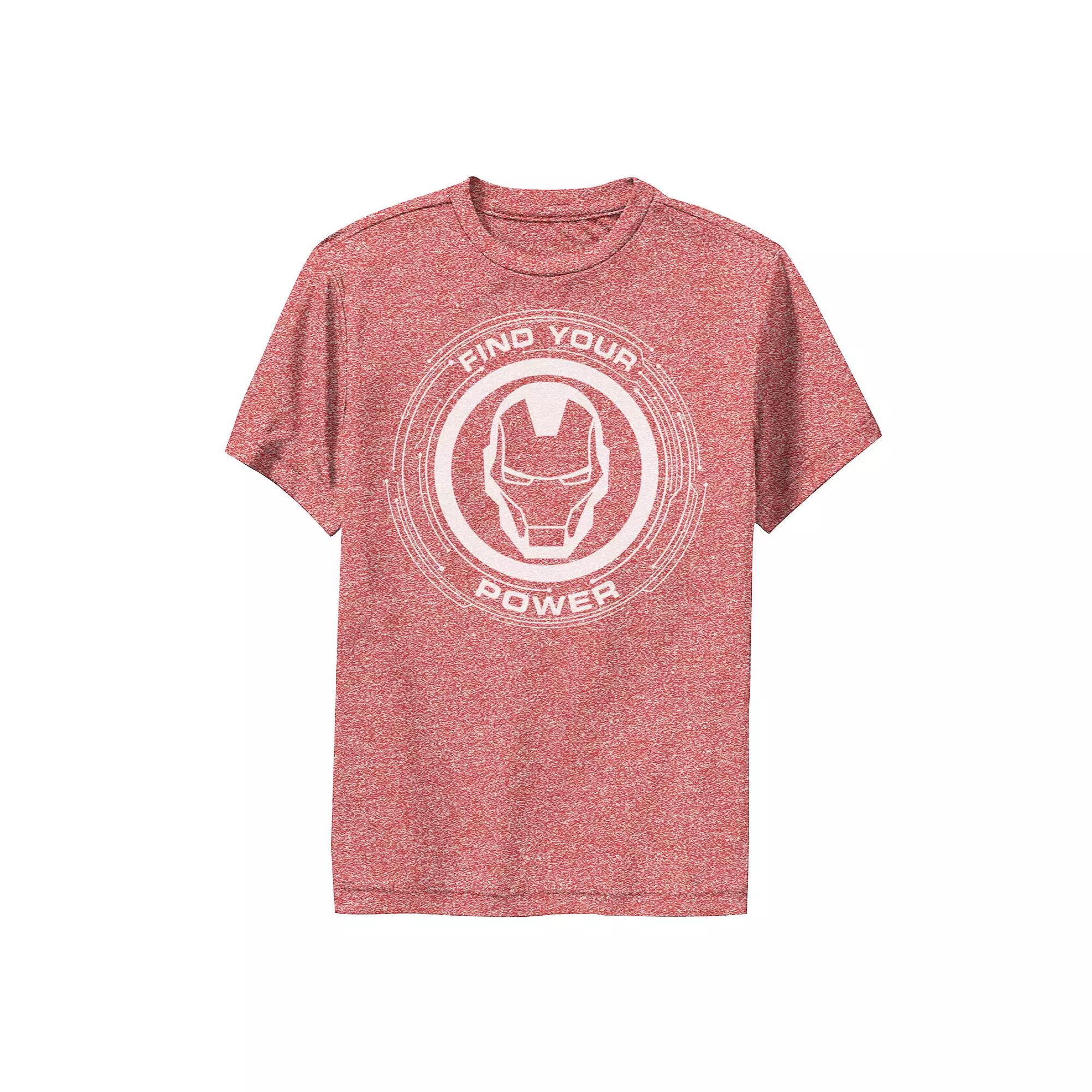 Boys 8-20 Marvel Iron Man Find Your Power Performance Tee, Boy's,  Product Image