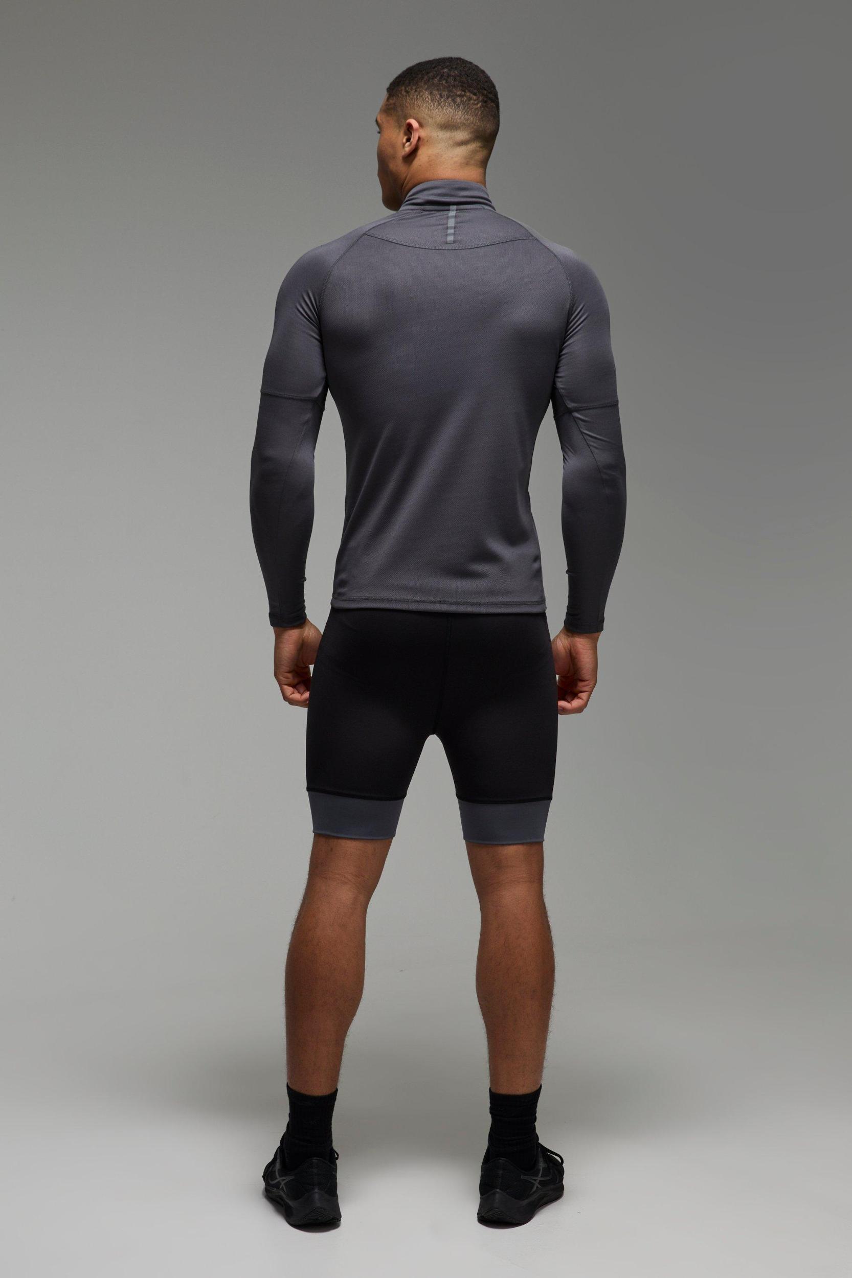 Man Active Running Half Tights | boohooMAN USA Product Image
