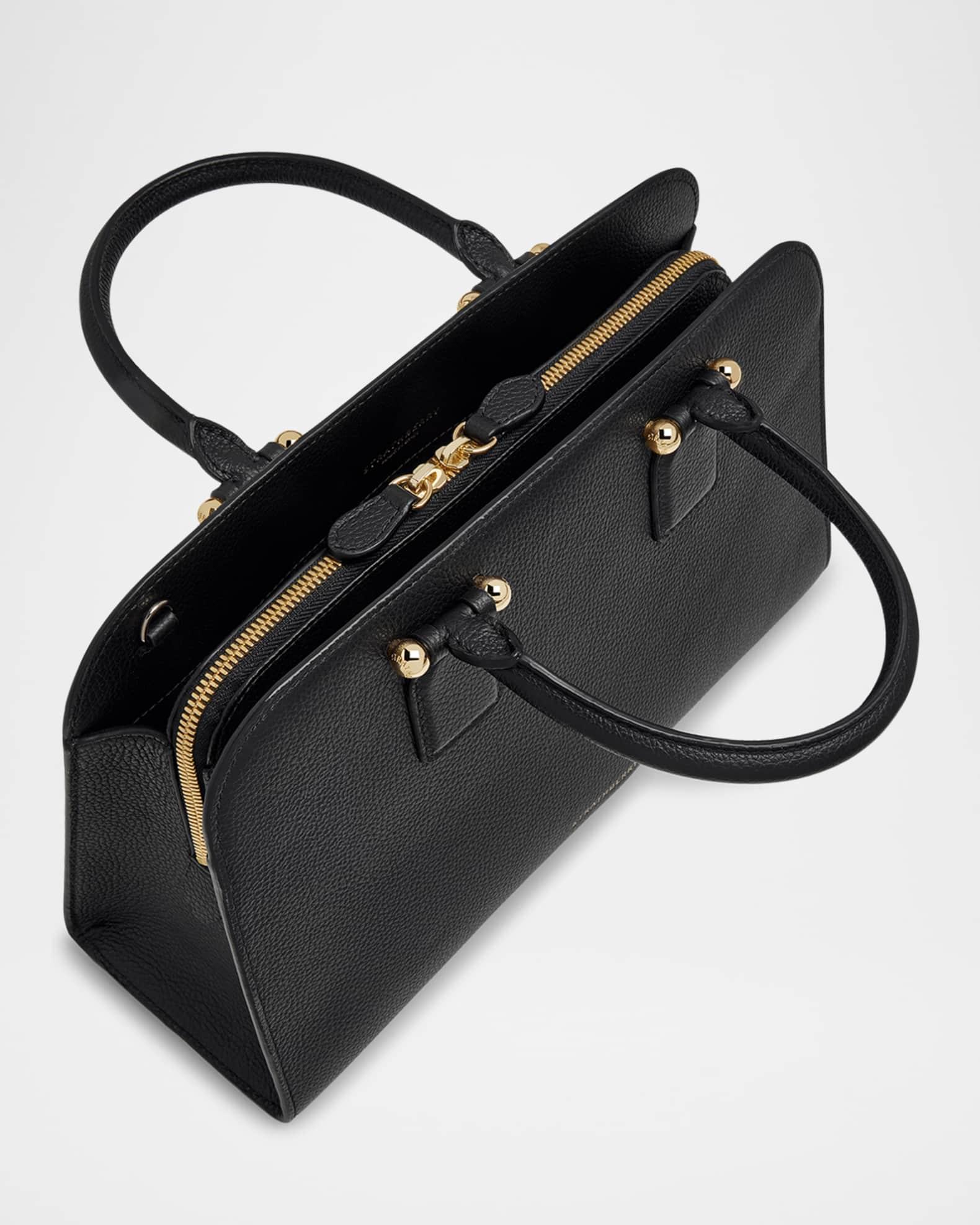 Georgia Midi Fine Grain Leather Tote Bag Product Image