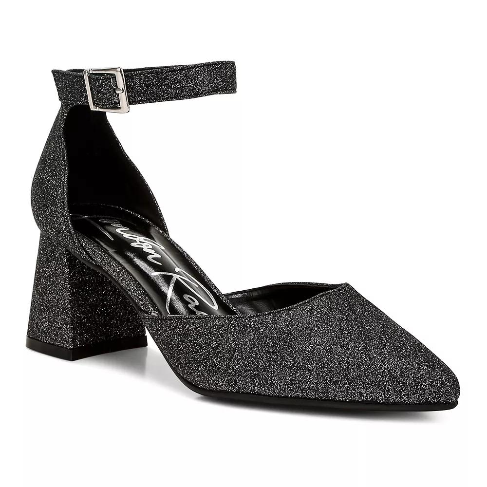 London Rag Taznia Women's Heeled Sandals, Size: 5, Black Product Image