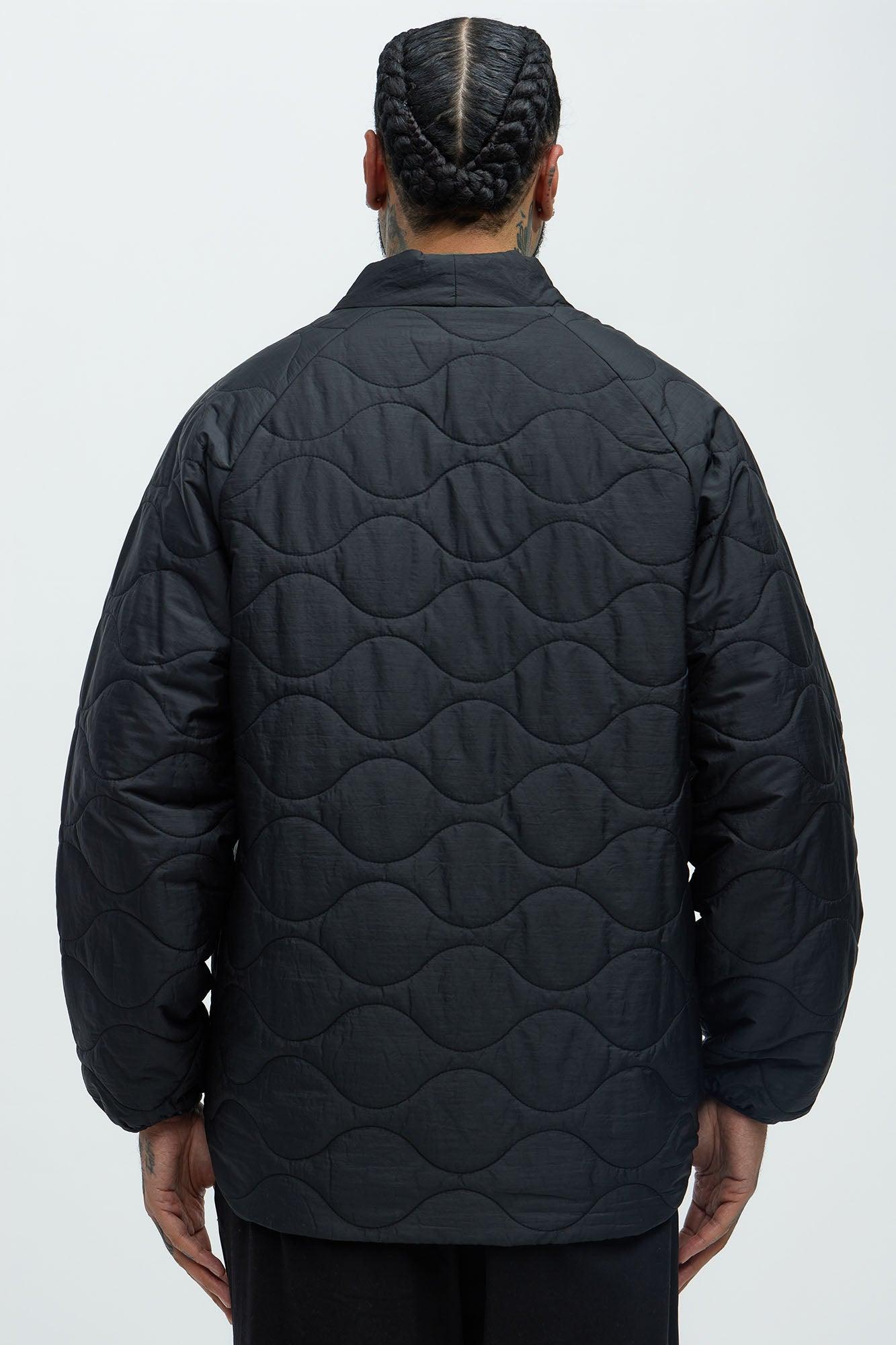 Good Luck Quilted Jacket - Black Product Image