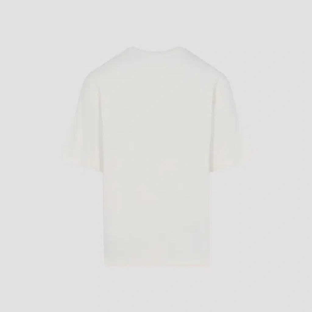 JACQUEMUS Graphic Print Crew Neck Short Sleeve T-shirt In White Product Image