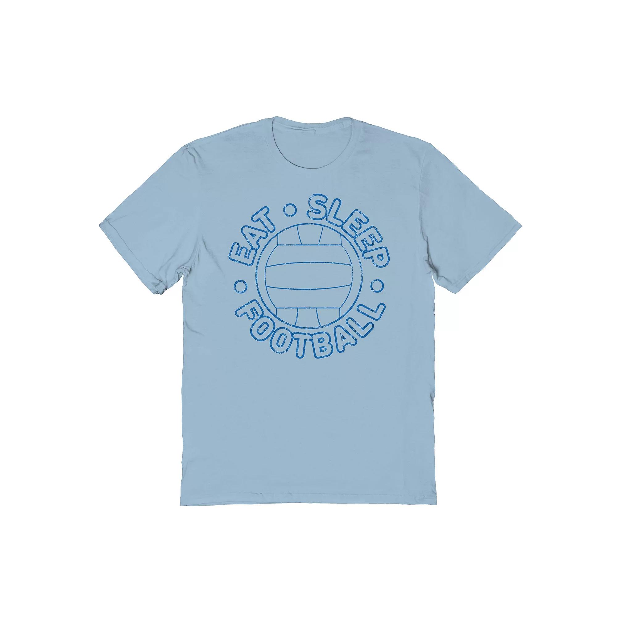 Men's Duke & Sons Eat Sleep Football Graphic Tee, Adult Unisex,  Product Image