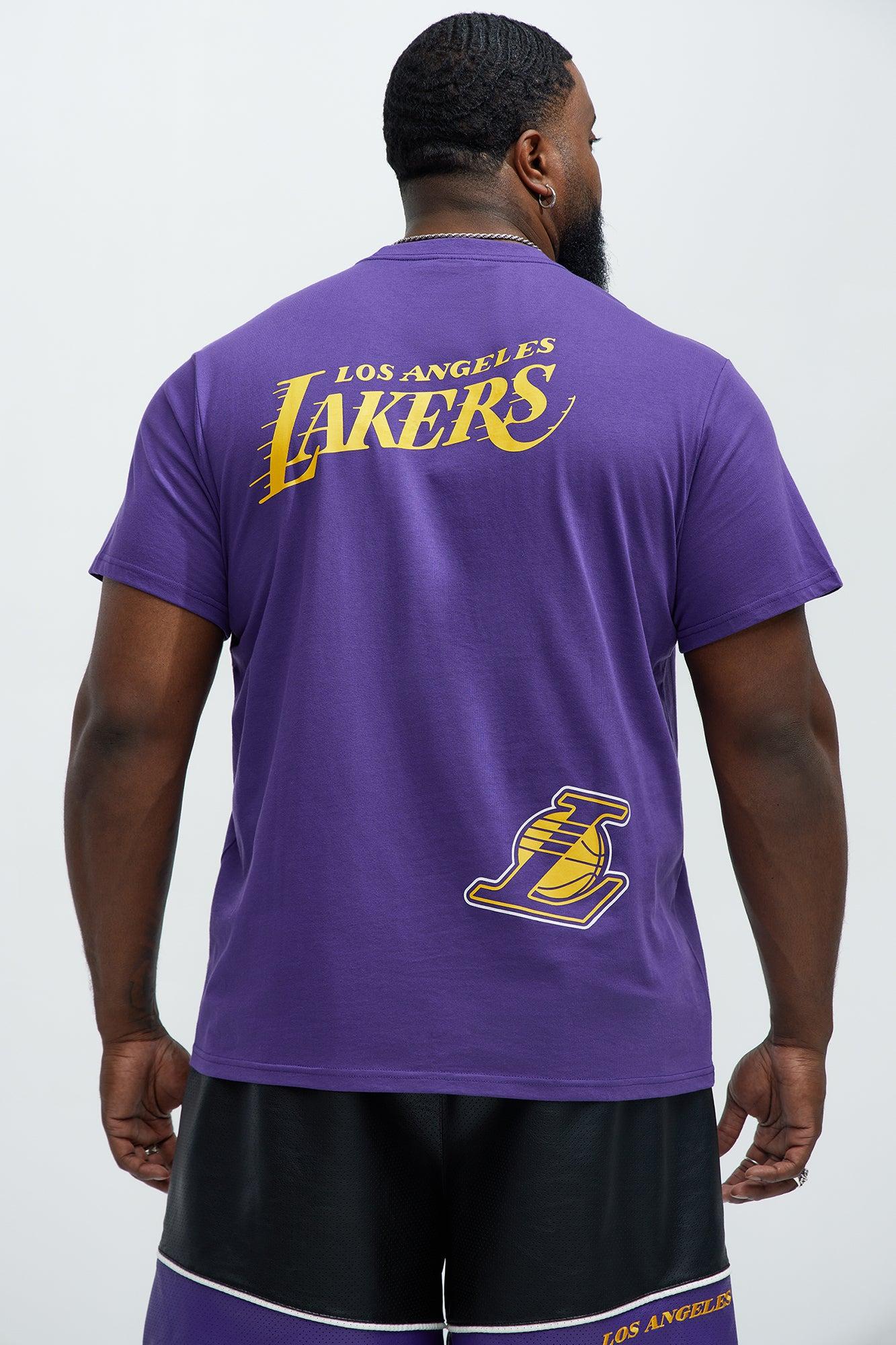 Lakers Slap Shots Short Sleeve Tee - Purple Product Image