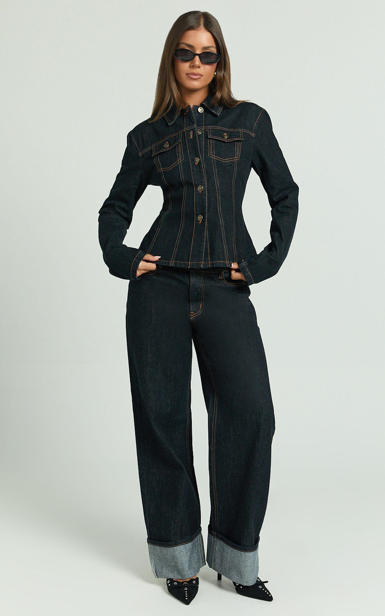 Lioness - Rider Denim Jacket in Dark Denim Product Image