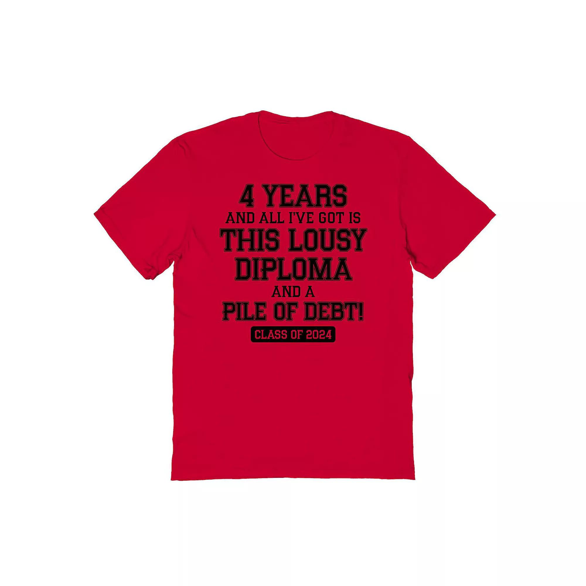 Men's Naughty Or Nice Christmas Graphic Tee, Adult Unisex,  Product Image