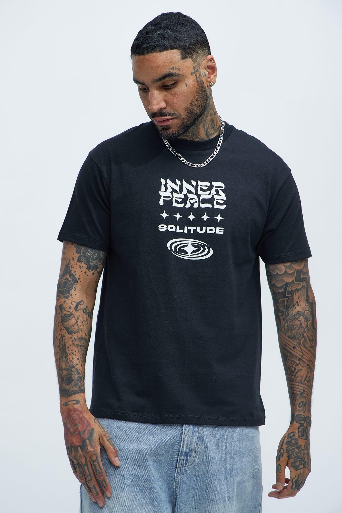 Happiness In The Chaos Short Sleeve Tee - Black Product Image