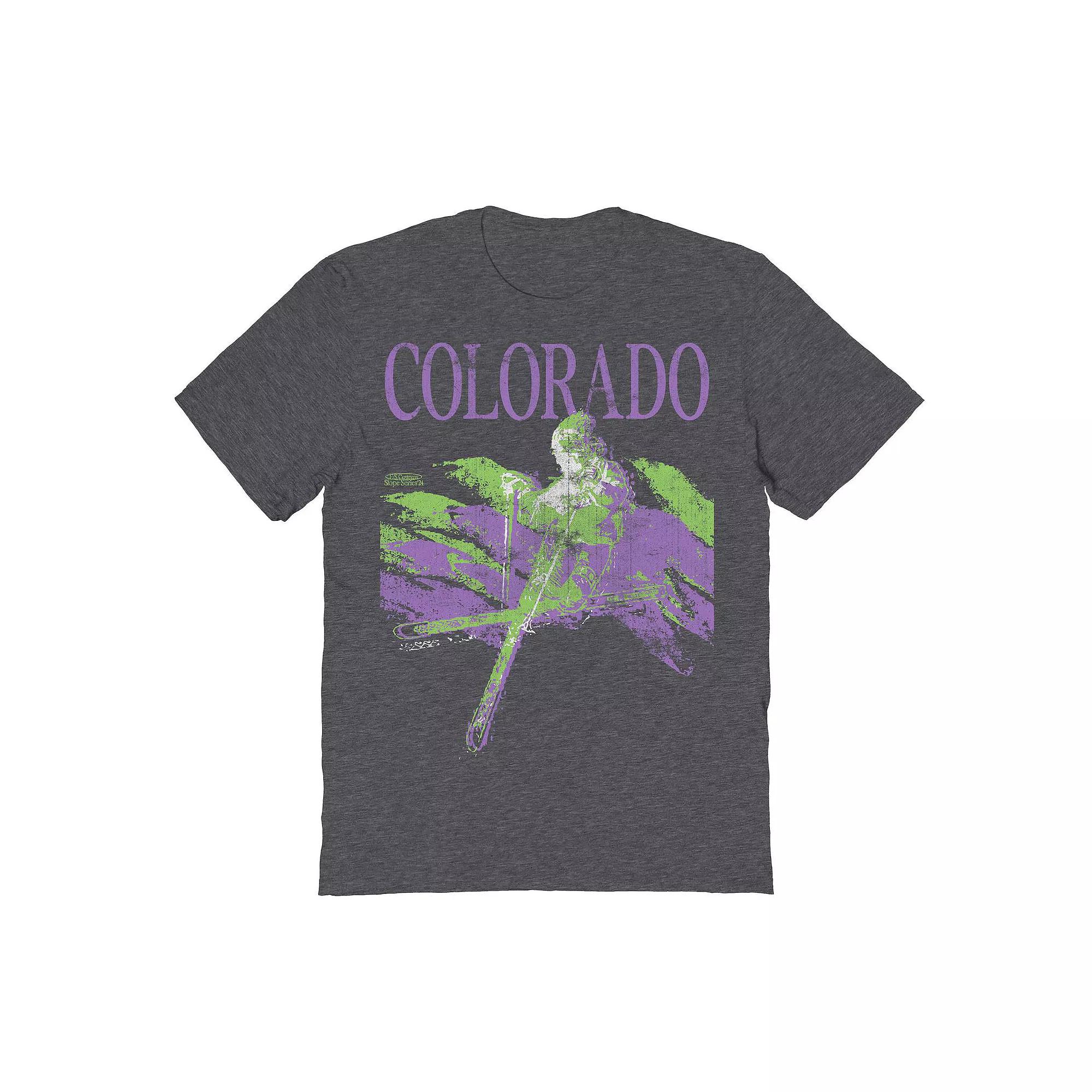 Men's Colorado Dark Heather Graphic Tee, Size: Large, Dark Grey Product Image