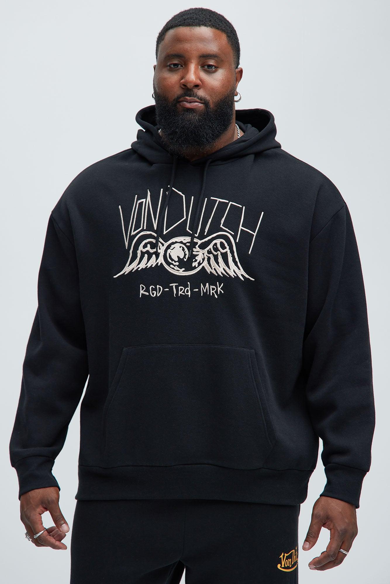 Von Dutch Eye Sketch Hoodie - Black Product Image