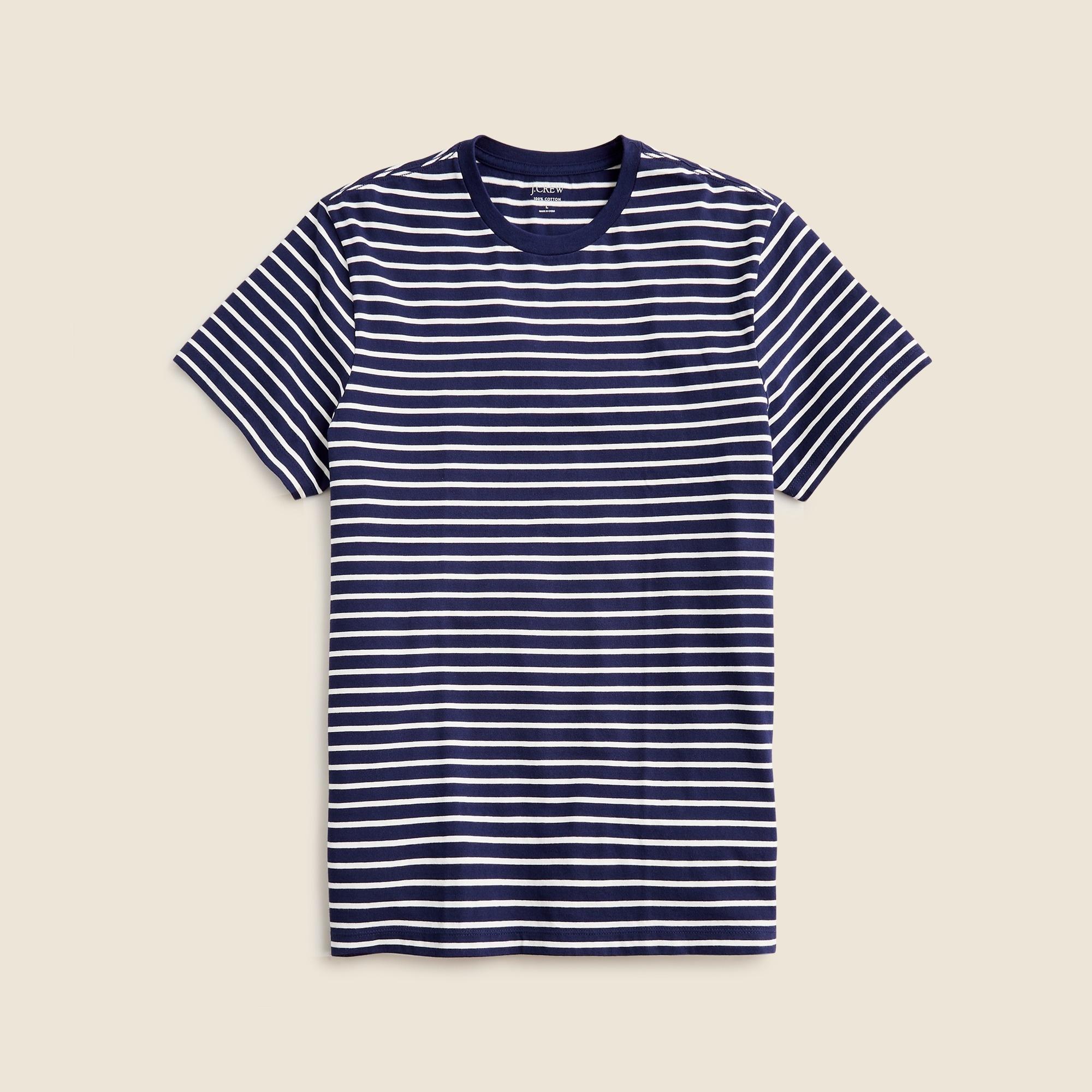 Cotton T-shirt in stripe Product Image
