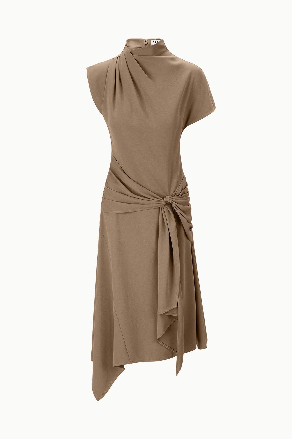DAVINA DRESS | TRUFFLE Product Image