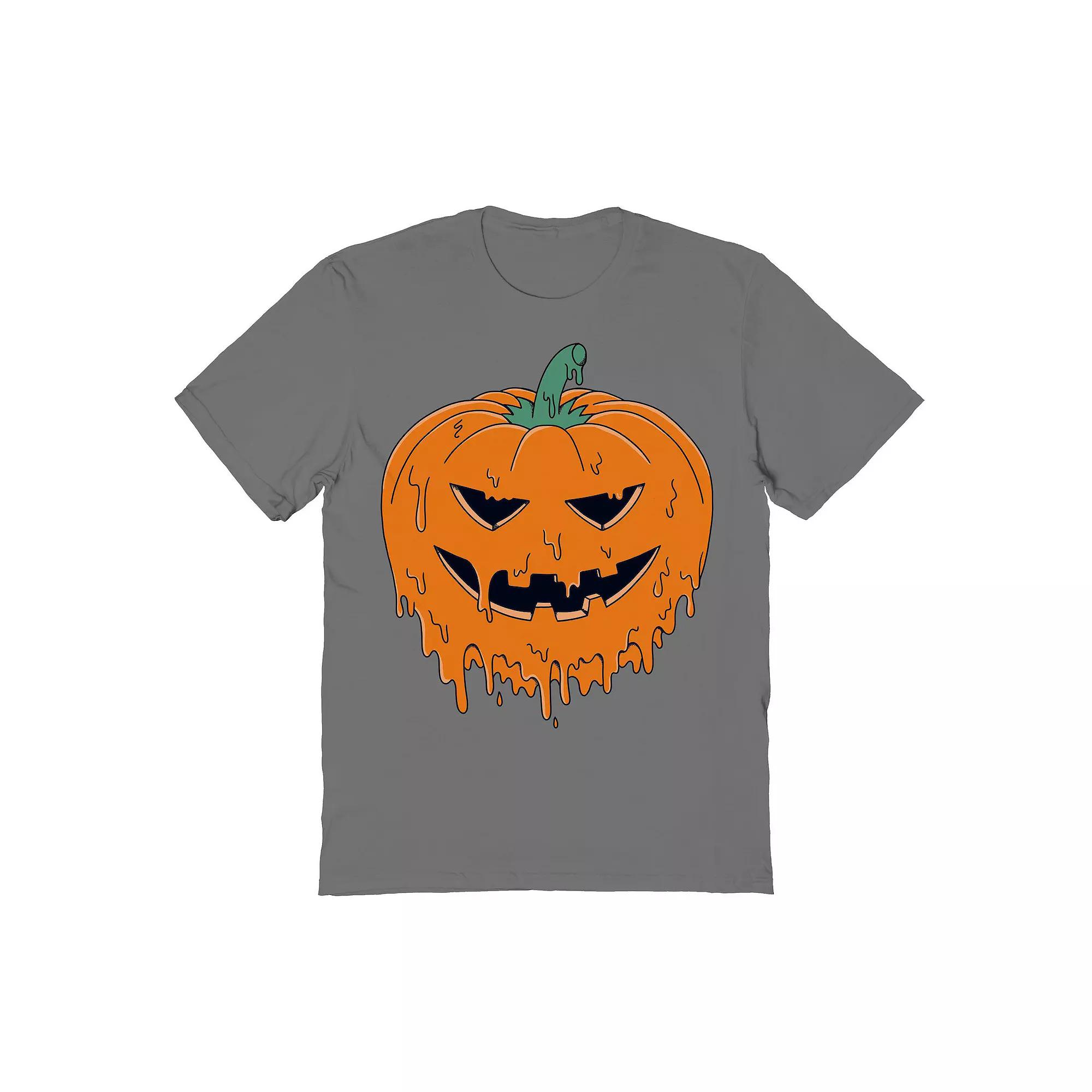 Mens Halloween Halloween Graphic Tee Grey Product Image