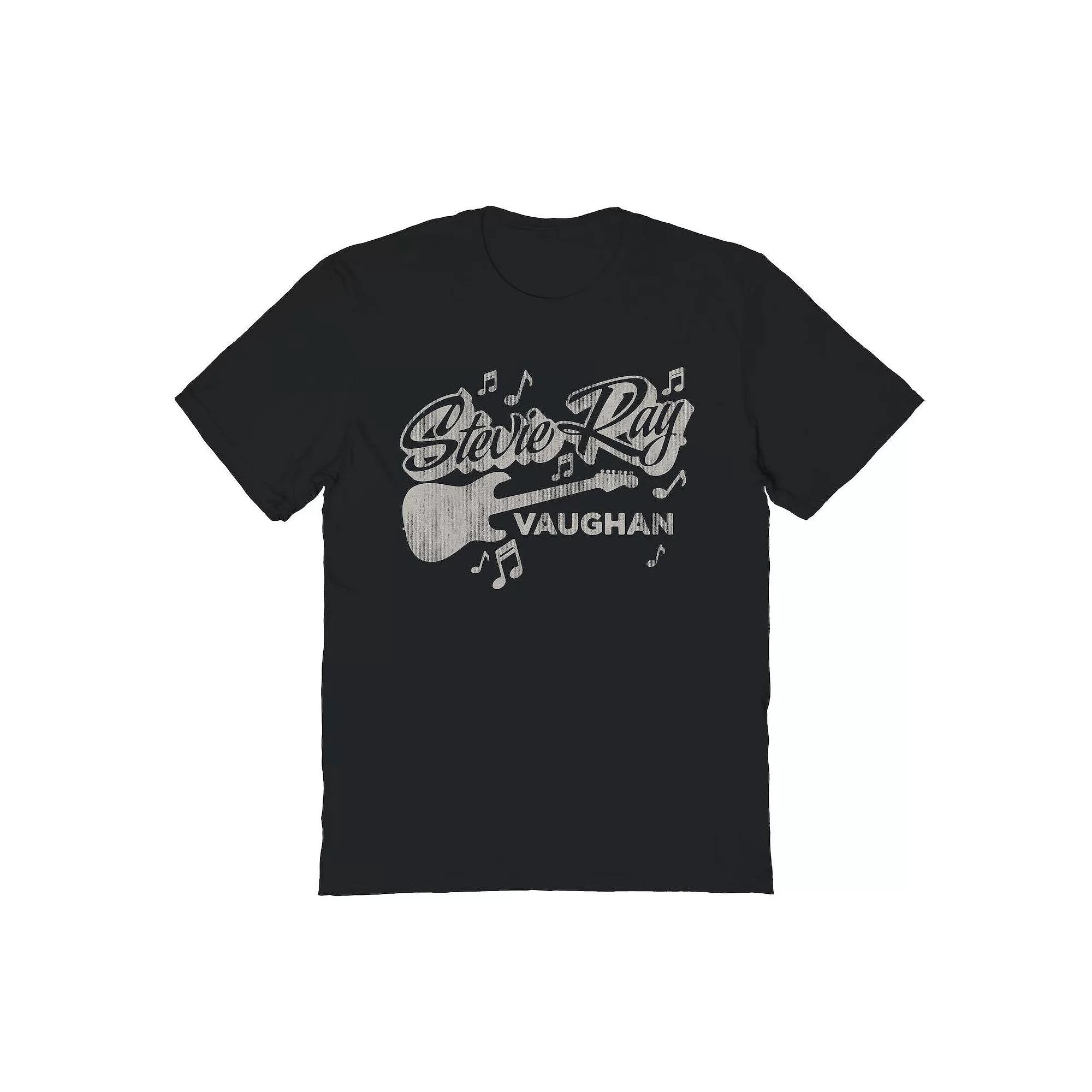 Men's Stevie Ray Vaughn Strat With Notes SRV Graphic Tee, Size: XL, Black Product Image