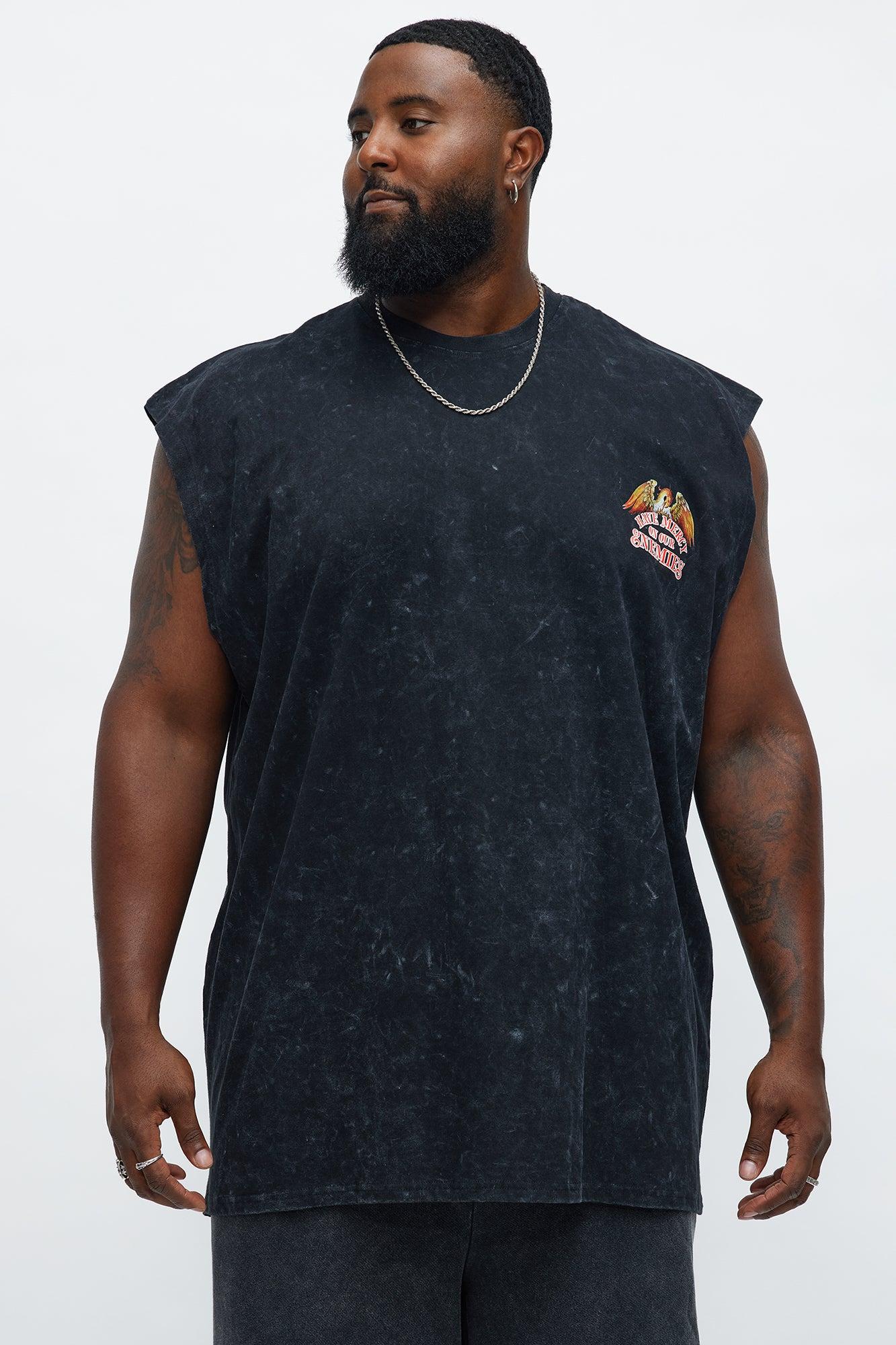 Built For Chaos Muscle Tee - Grey Product Image