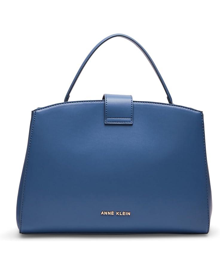 Anne Klein Minimal Satchel with Enamel Turnlock Product Image