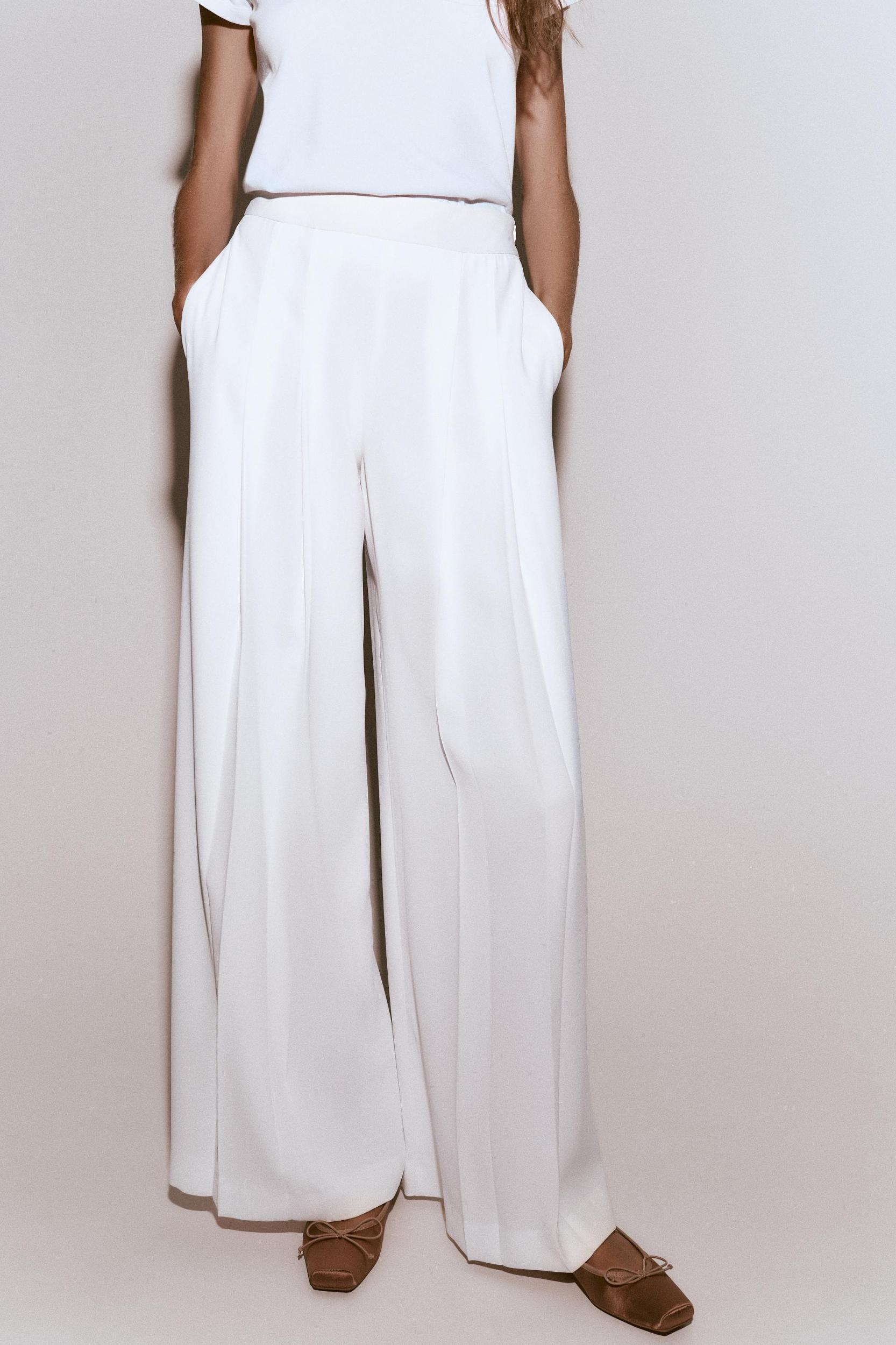 PLEATED PALAZZO PANTS Product Image
