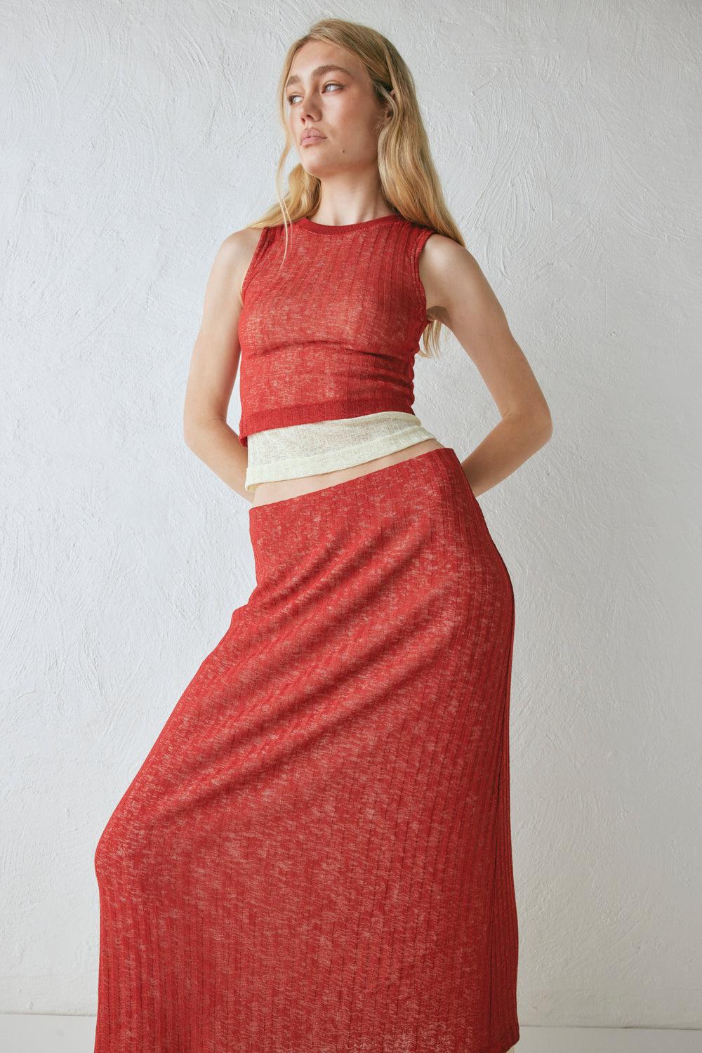 Jil Top Burnt Red Product Image