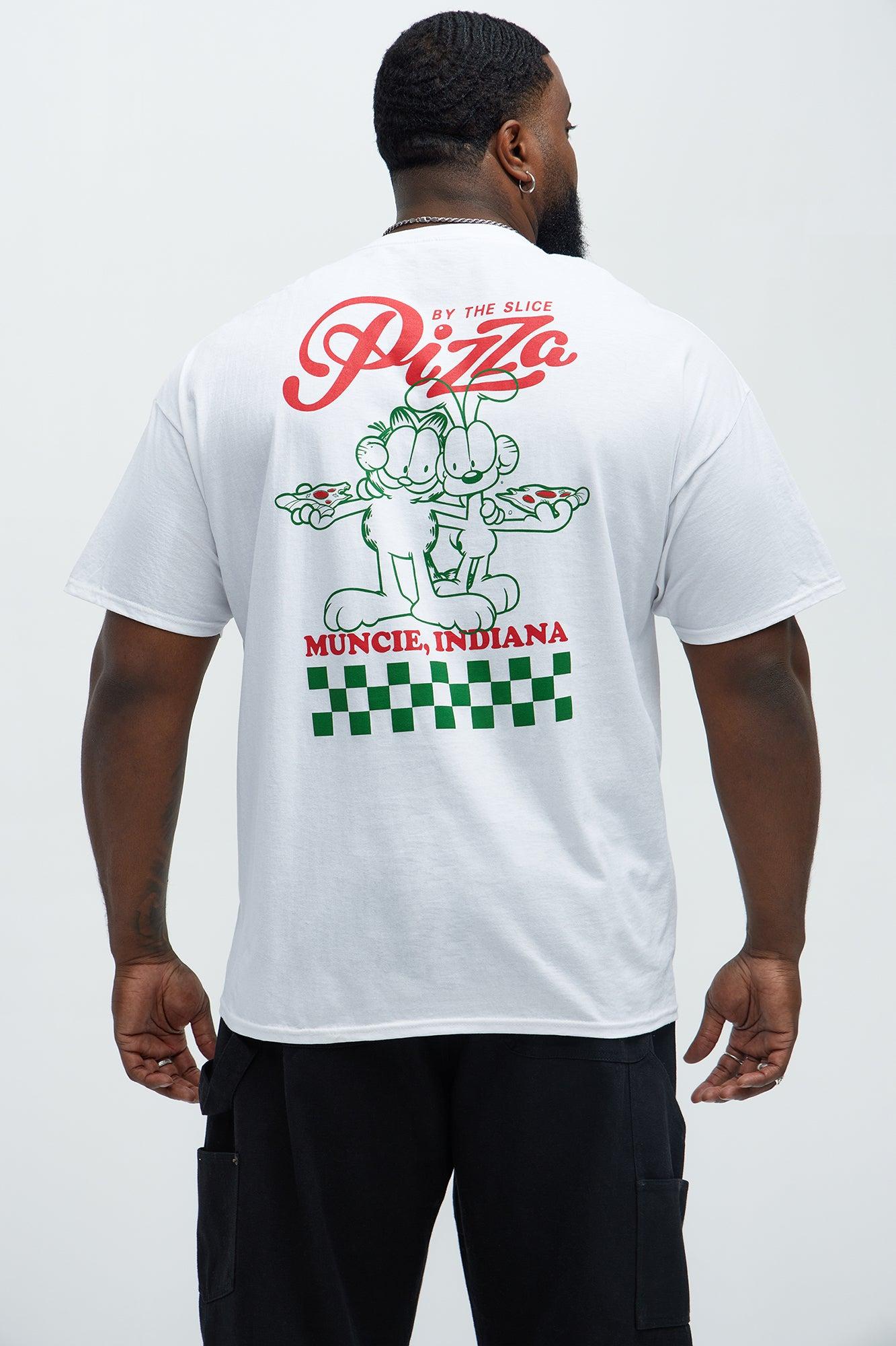 Garfield Pizza Co. Short Sleeve Tee - White Product Image