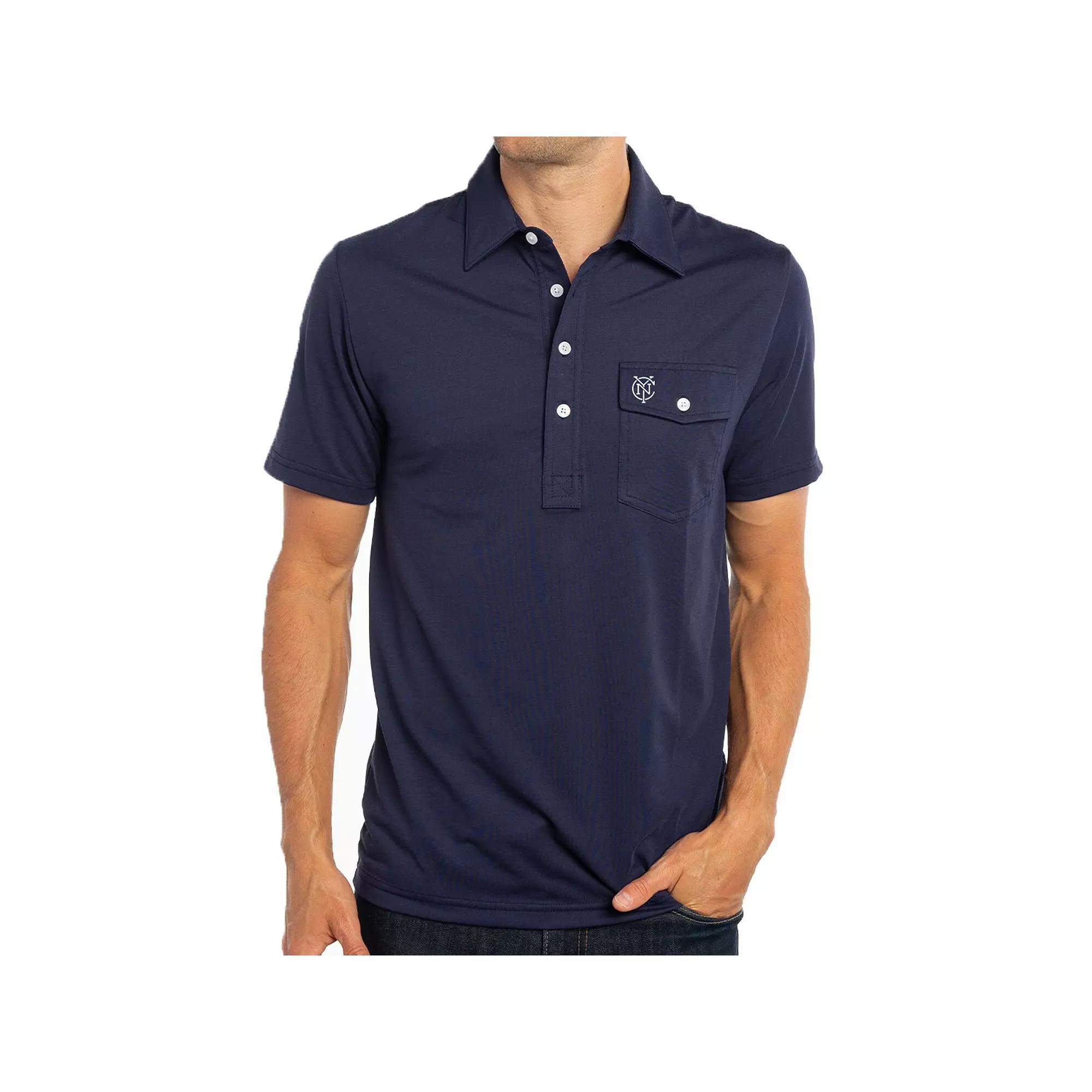 Men's Navy New York City FC Player Polo,  Product Image