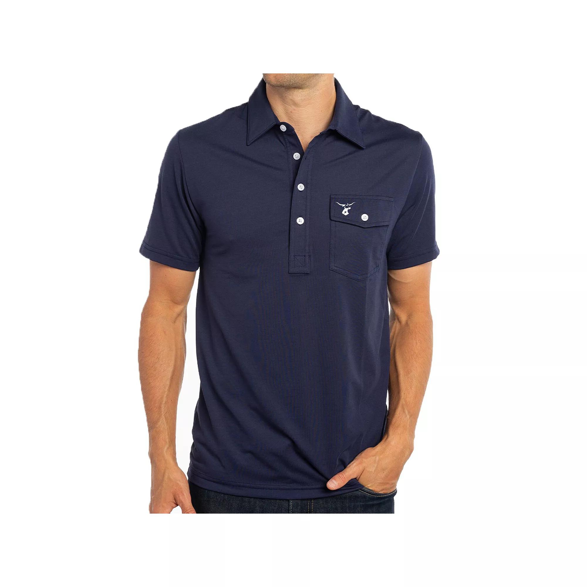 Men's Navy FC Dallas Player Polo, Size: Medium, Fcd Blue Product Image