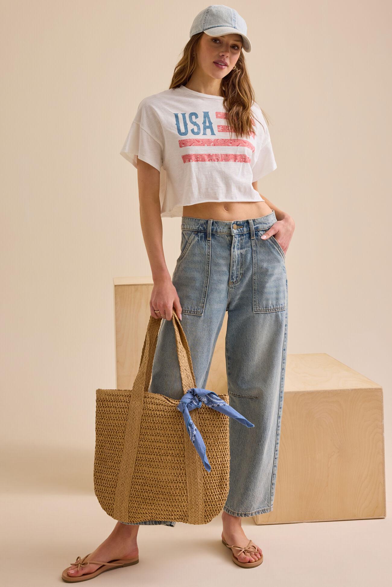 USA Bandana Graphic Tee Product Image