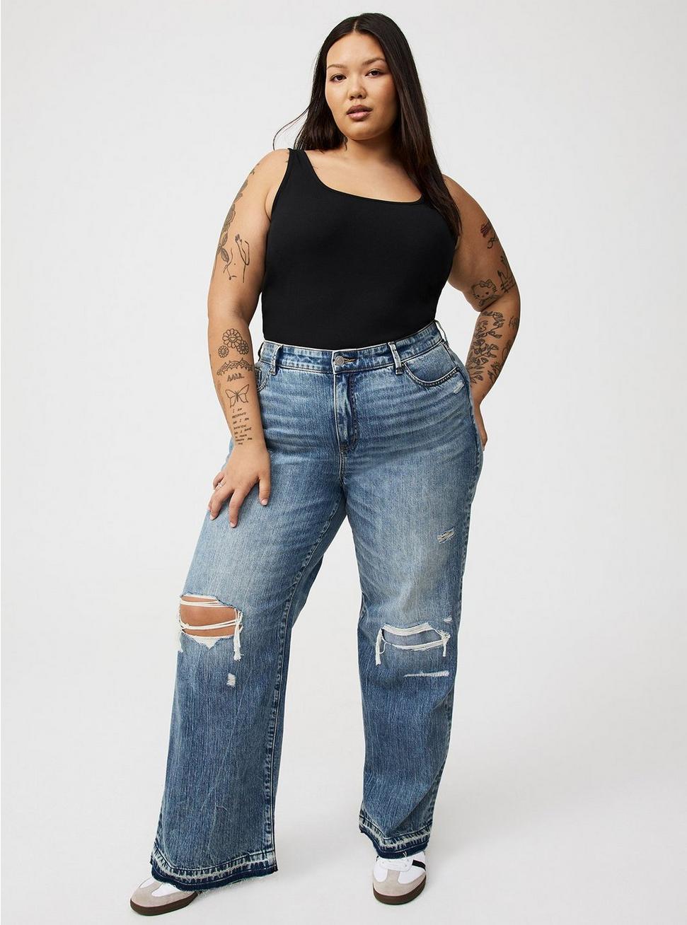 Double Rib Square Neck Tank Product Image