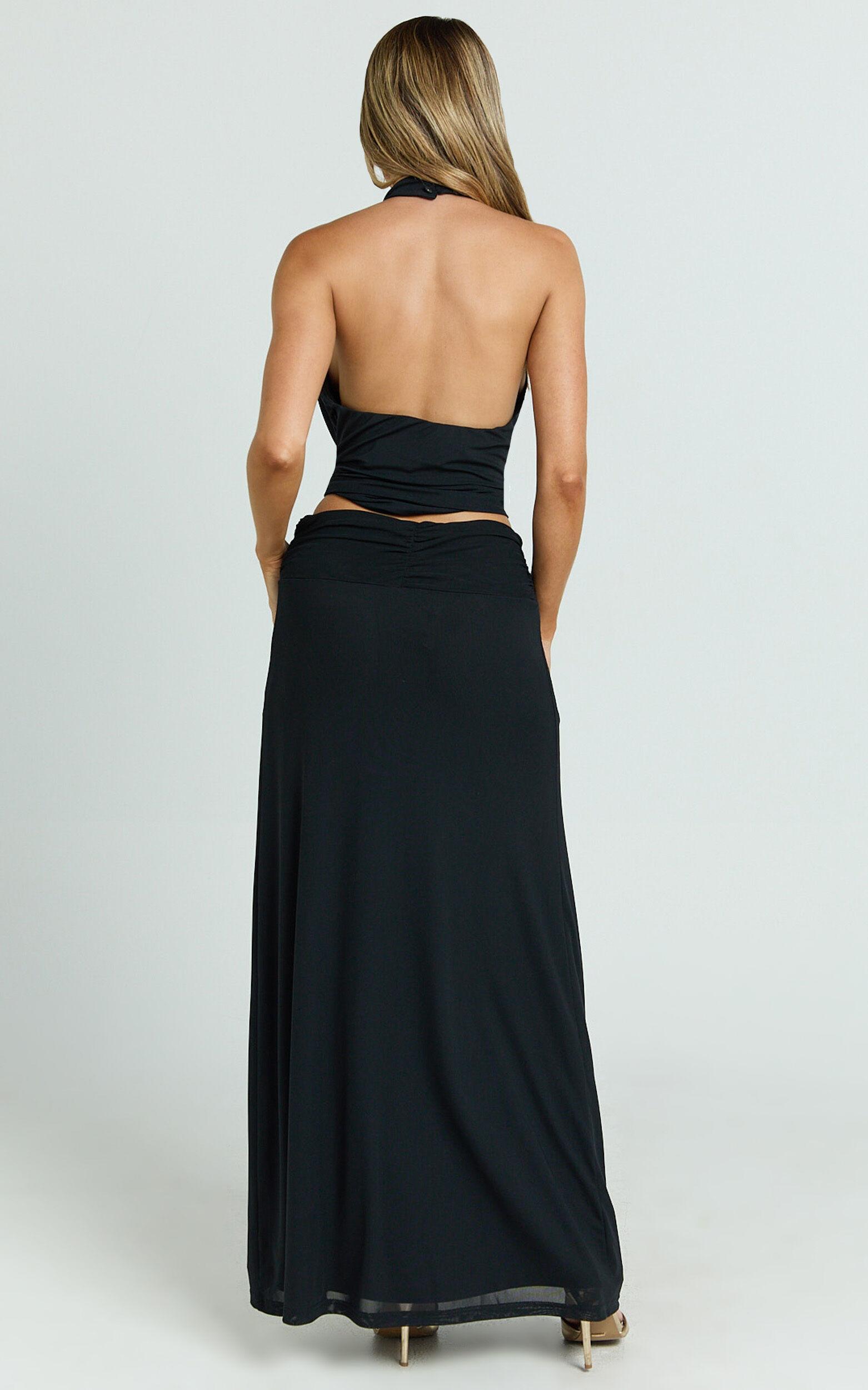 Runaway The Label - Farley Maxi Skirt in Black Product Image