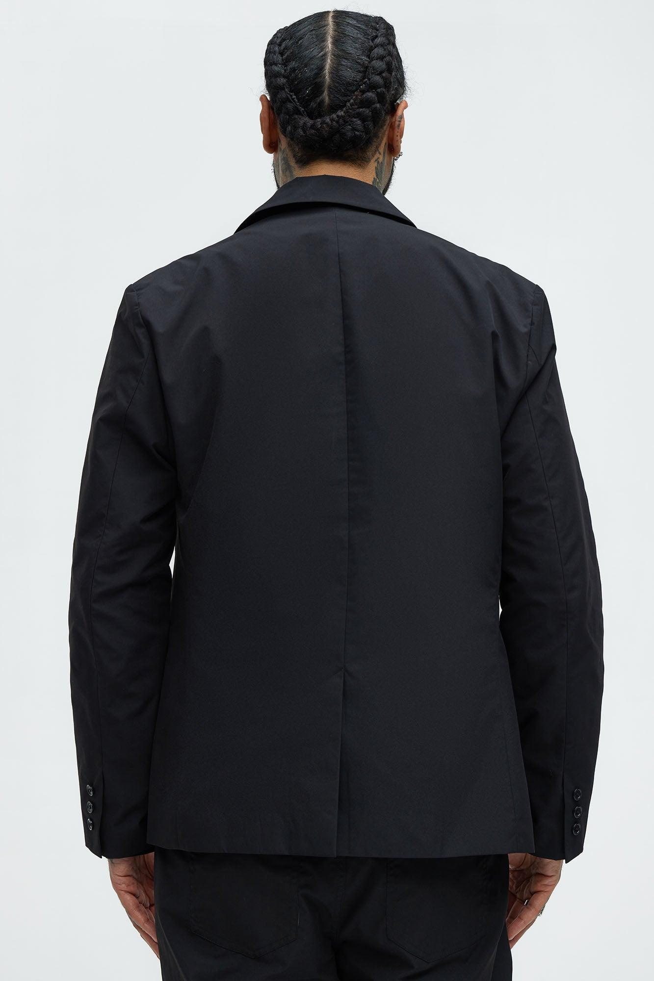 Ansel Tech Blazer - Black Product Image